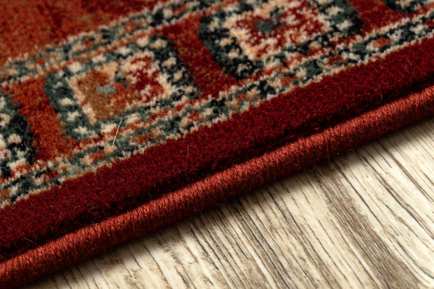 Koberec KASHQAI 4301 300 orientální / rám, terakota / zelený