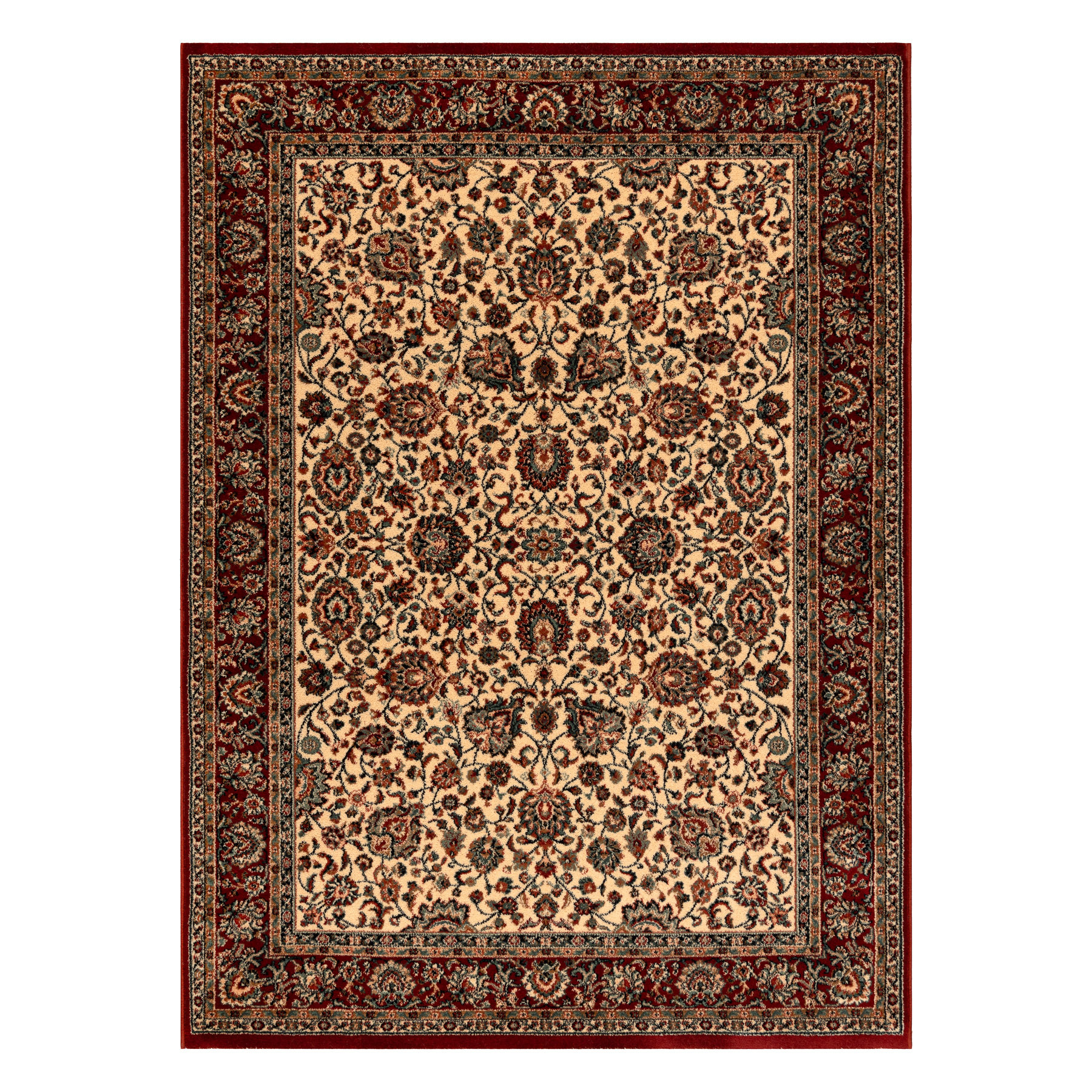 Koberec KASHQAI 4362 102 béžový / bordó