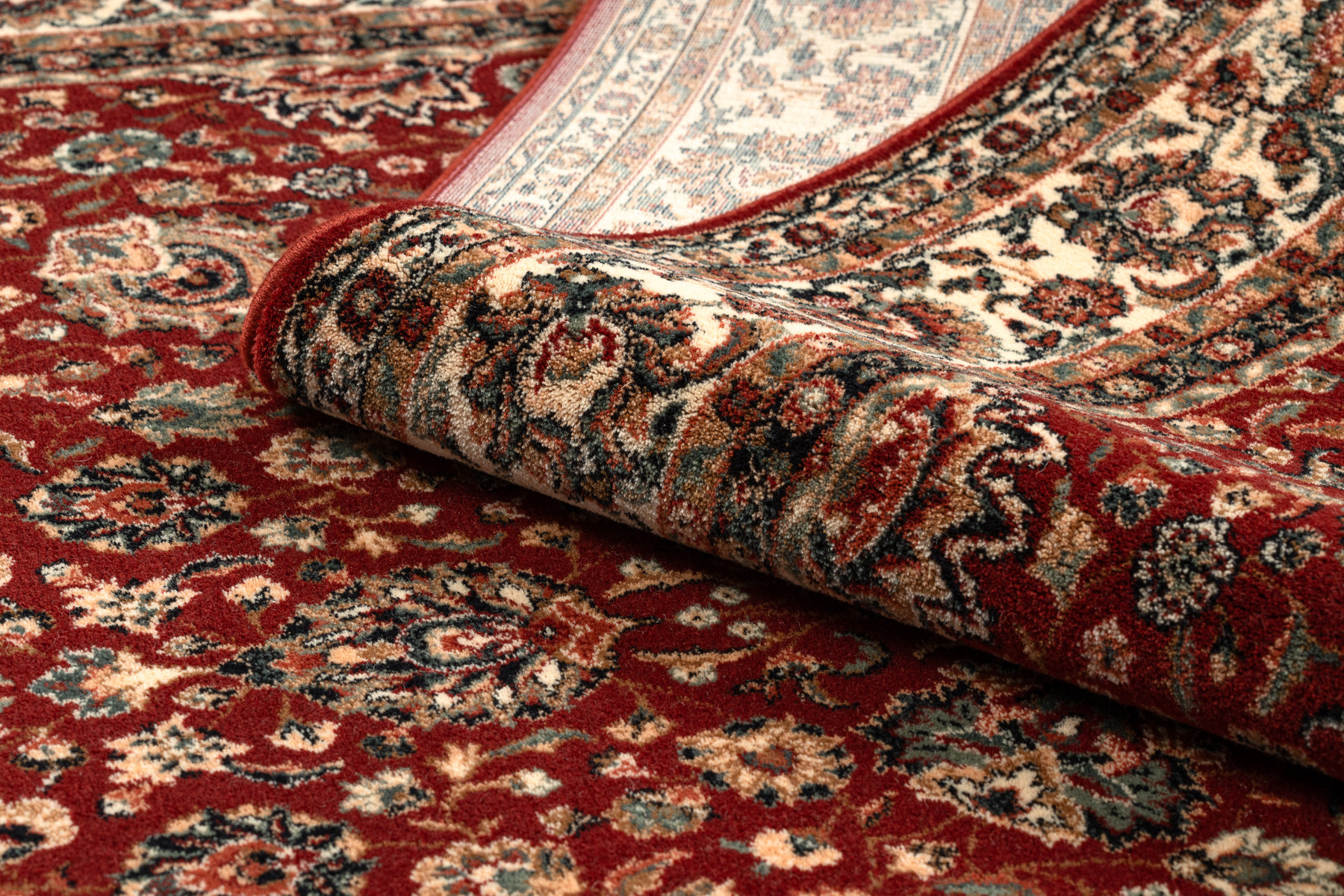 Koberec KASHQAI 4362 302 ornament, bordó / béžový