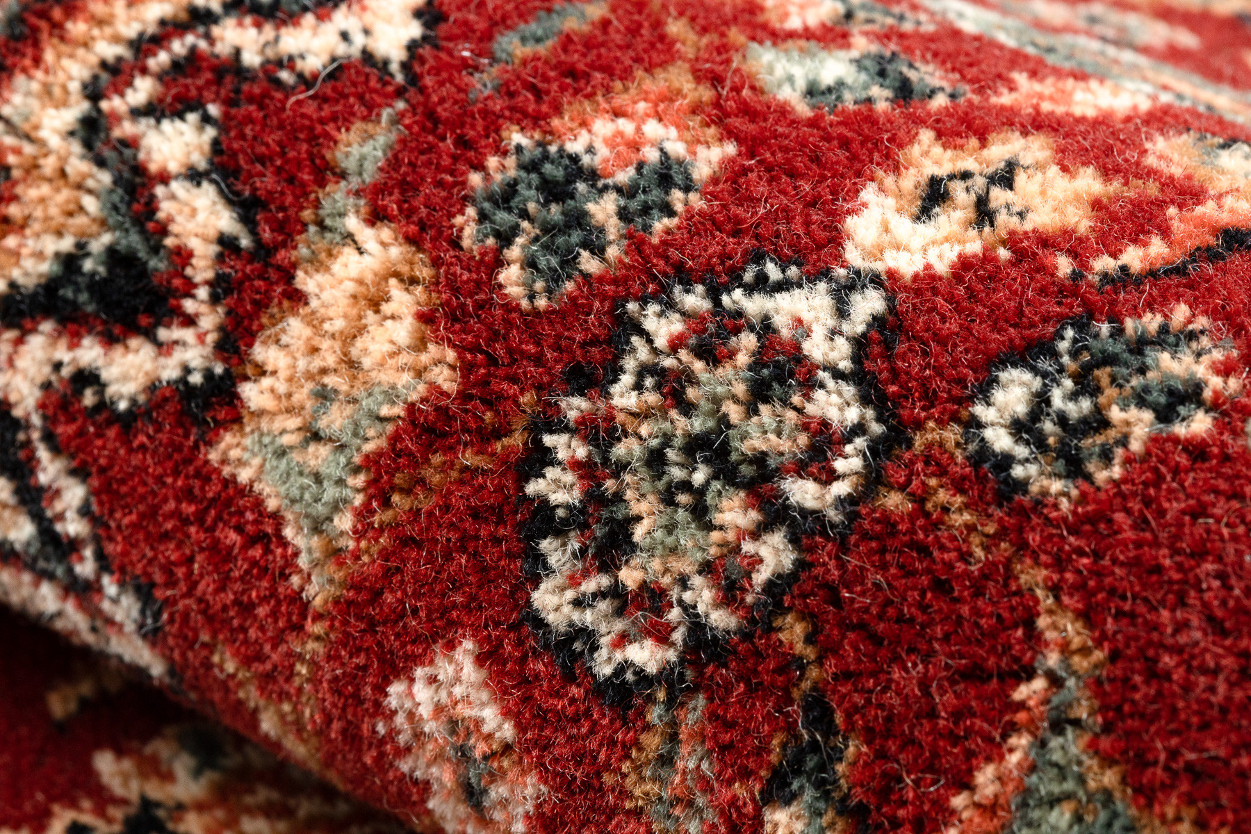 Koberec KASHQAI 4362 302 ornament, bordó / béžový