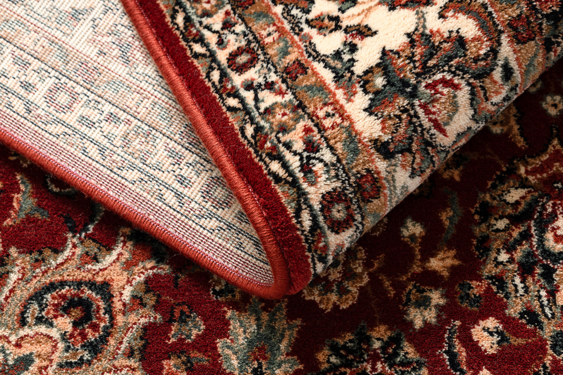 Koberec KASHQAI 4362 302 ornament, bordó / béžový