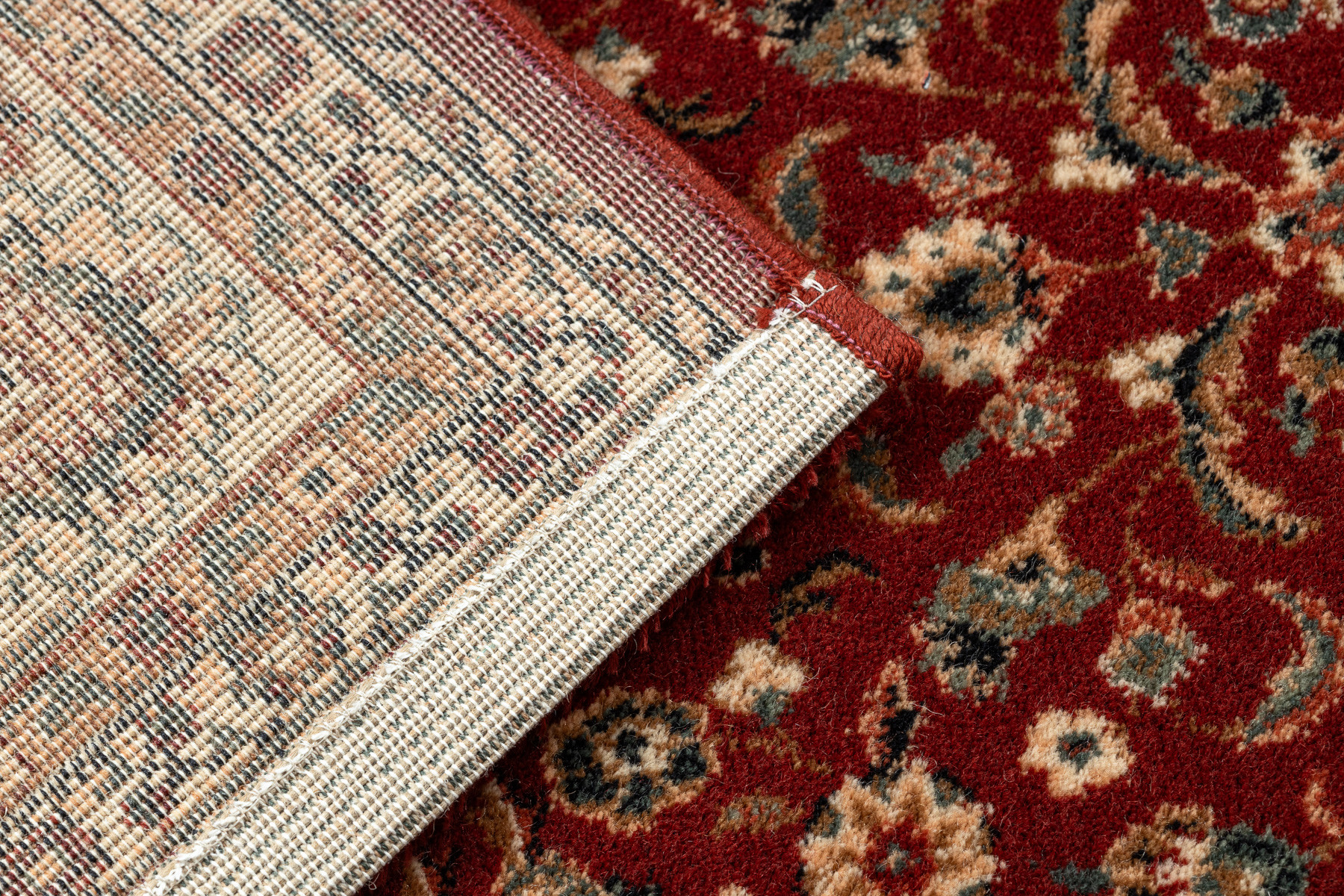 Koberec KASHQAI 4362 302 ornament, bordó / béžový