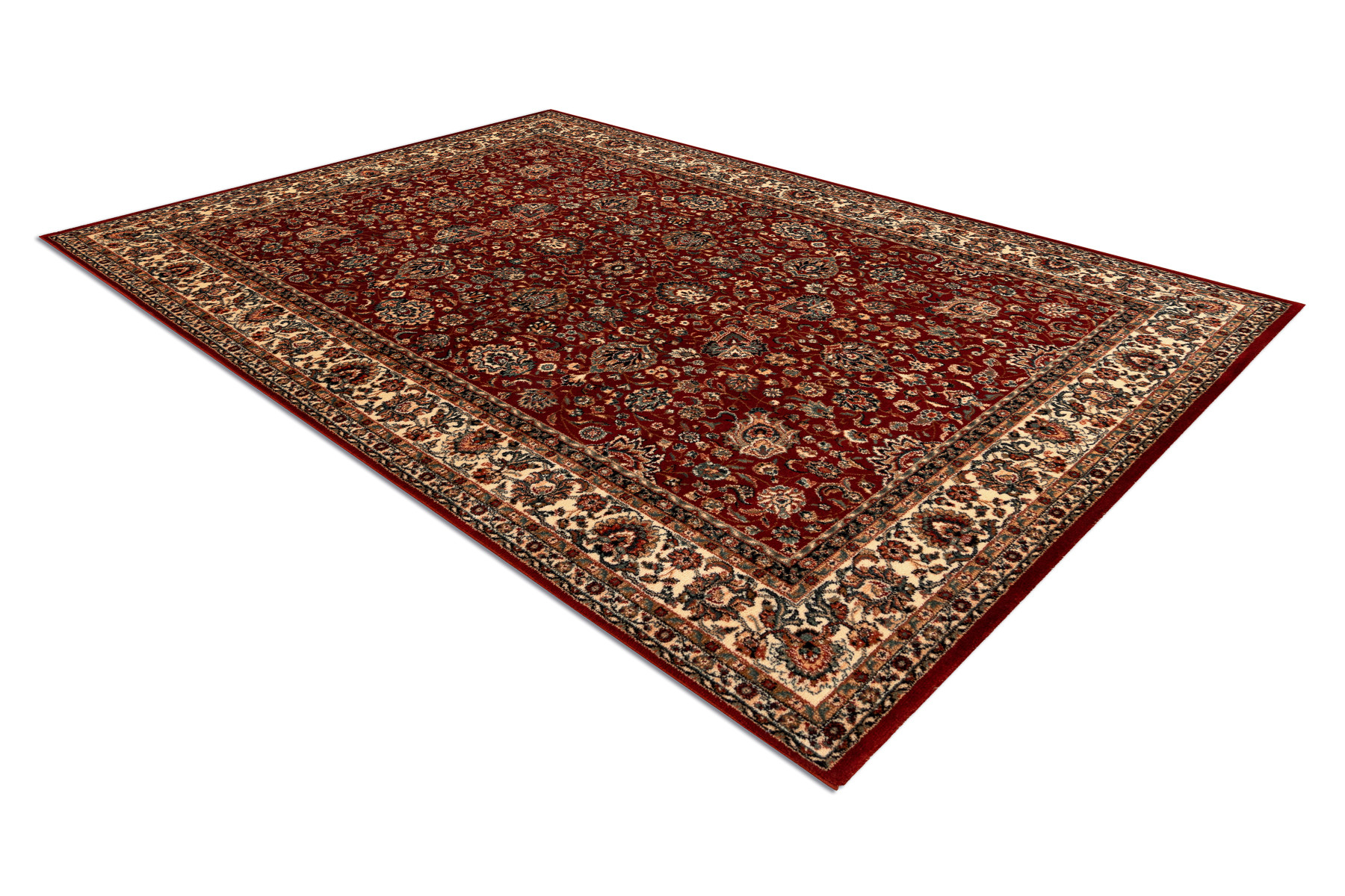 Koberec KASHQAI 4362 302 ornament, bordó / béžový