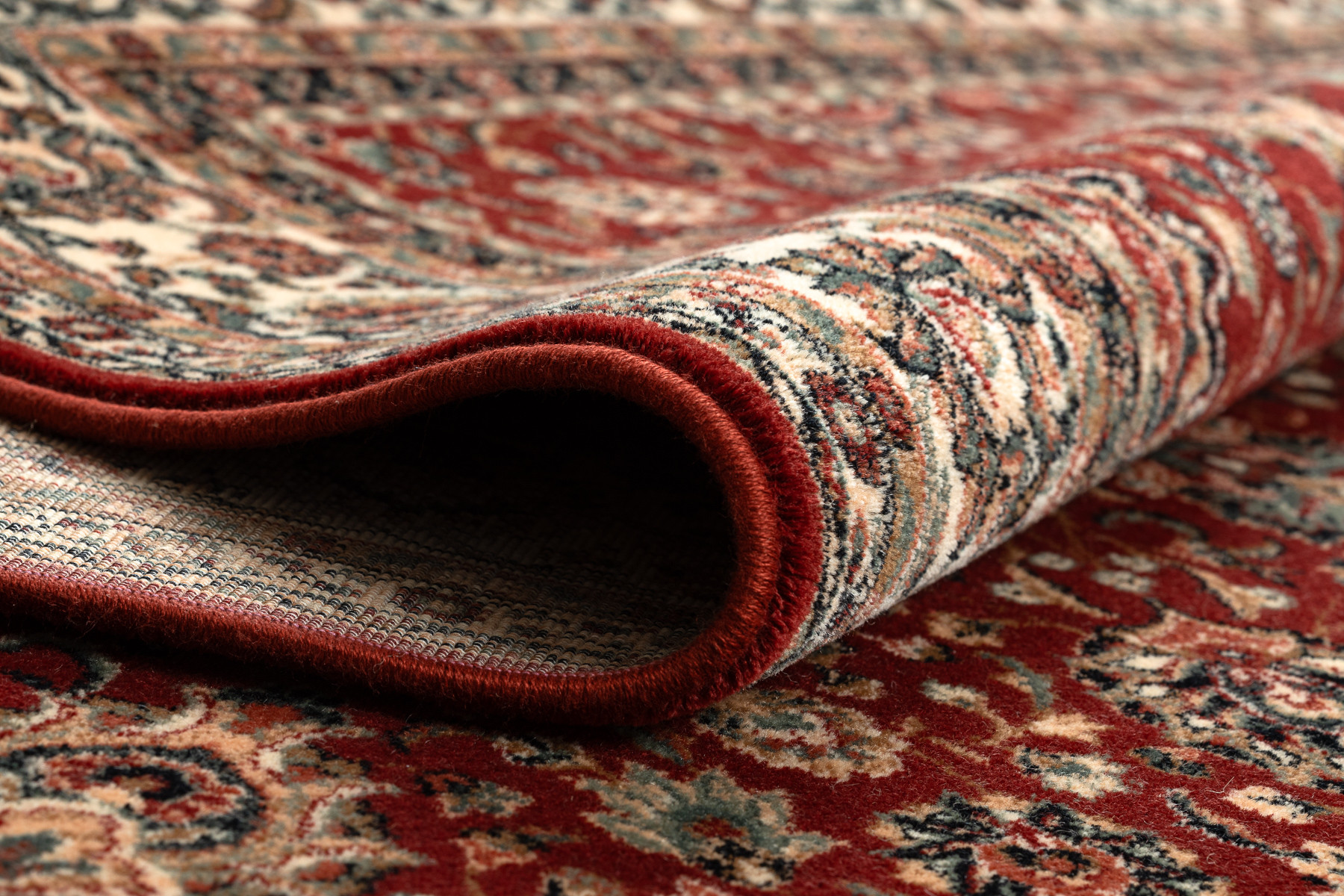 Koberec KASHQAI 4362 302 ornament, bordó / béžový