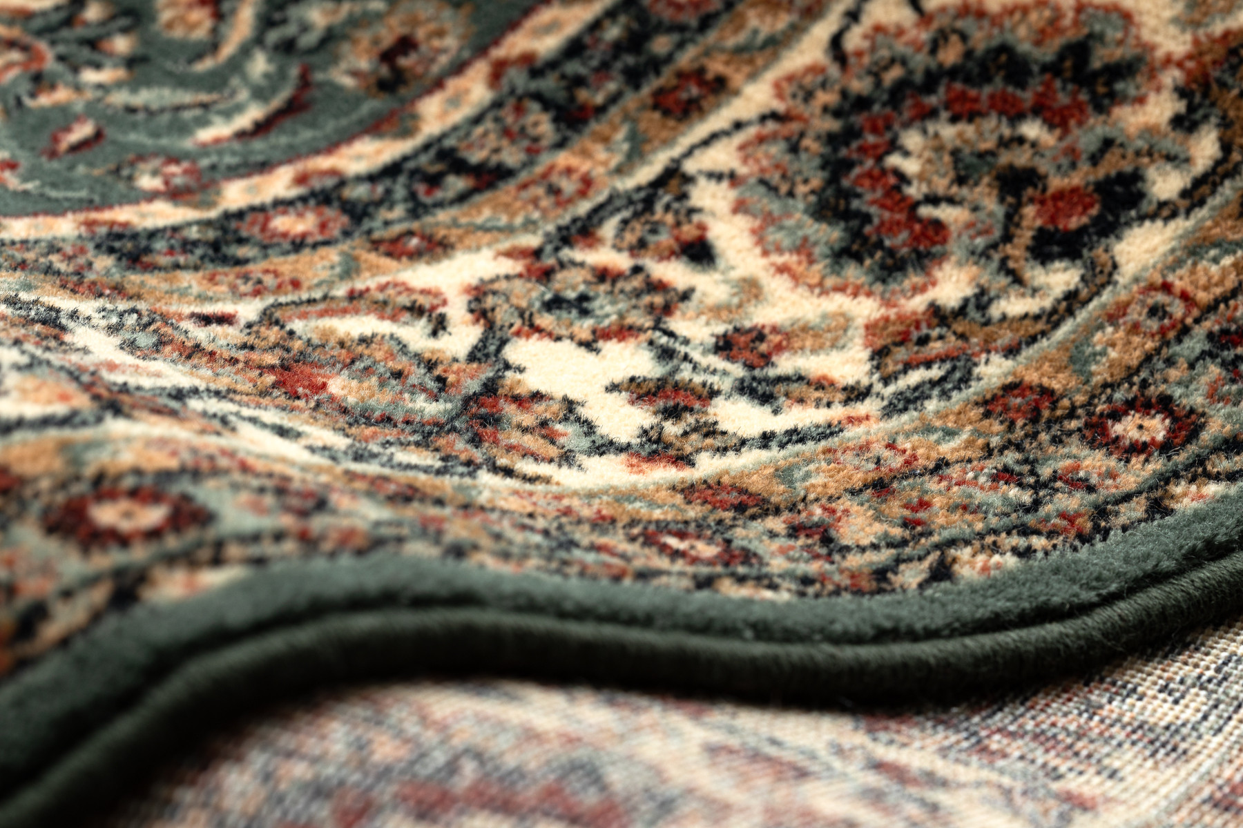 Koberec KASHQAI 4362 410 zelený / béžový