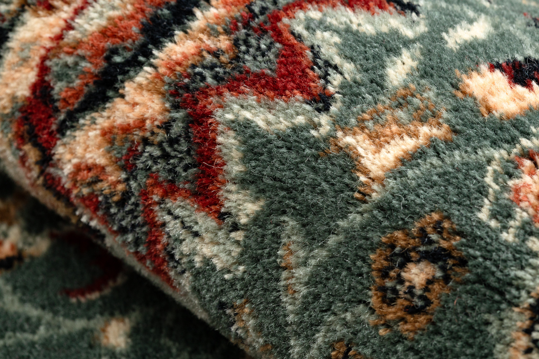 Koberec KASHQAI 4362 410 zelený / béžový