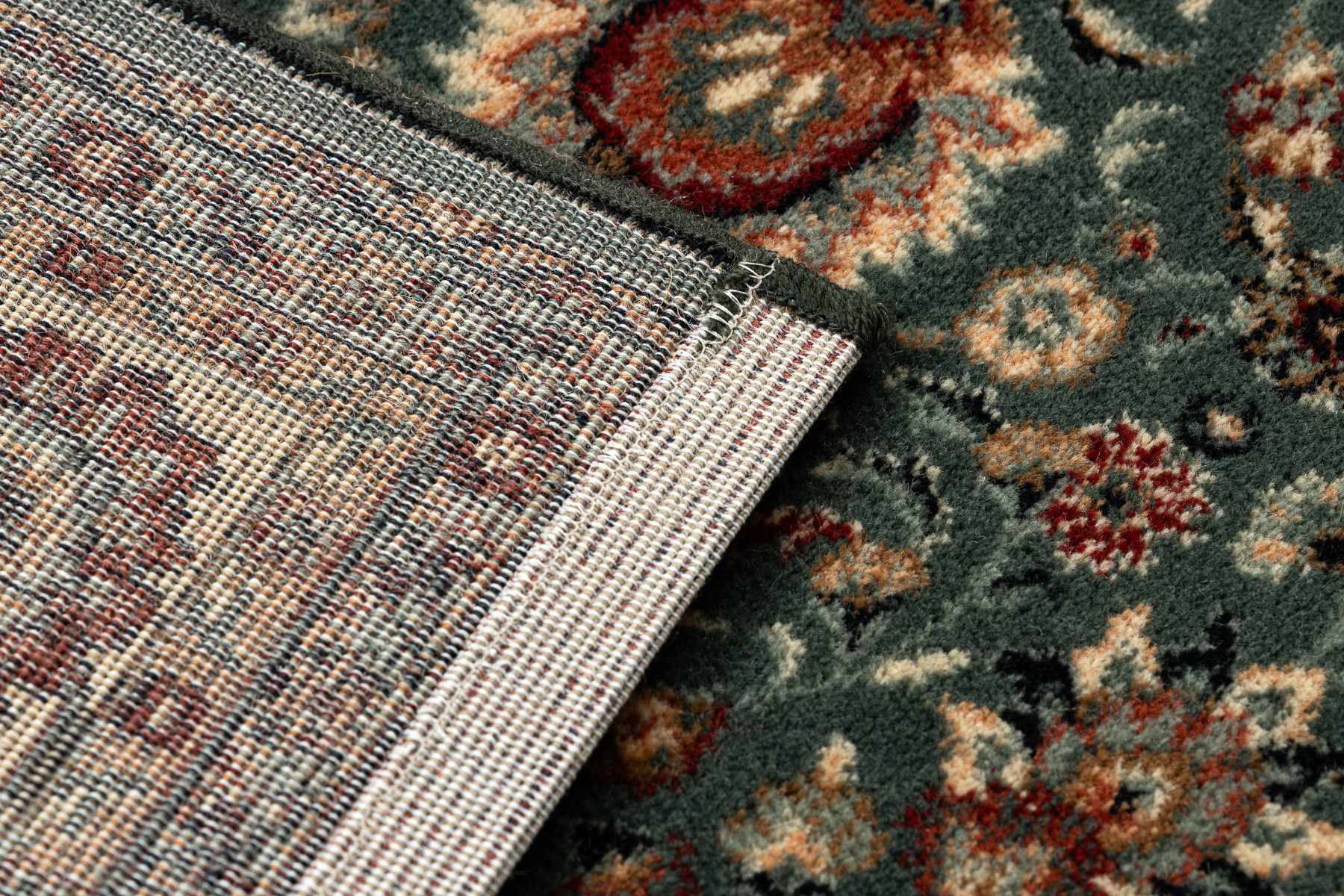 Koberec KASHQAI 4362 410 zelený / béžový