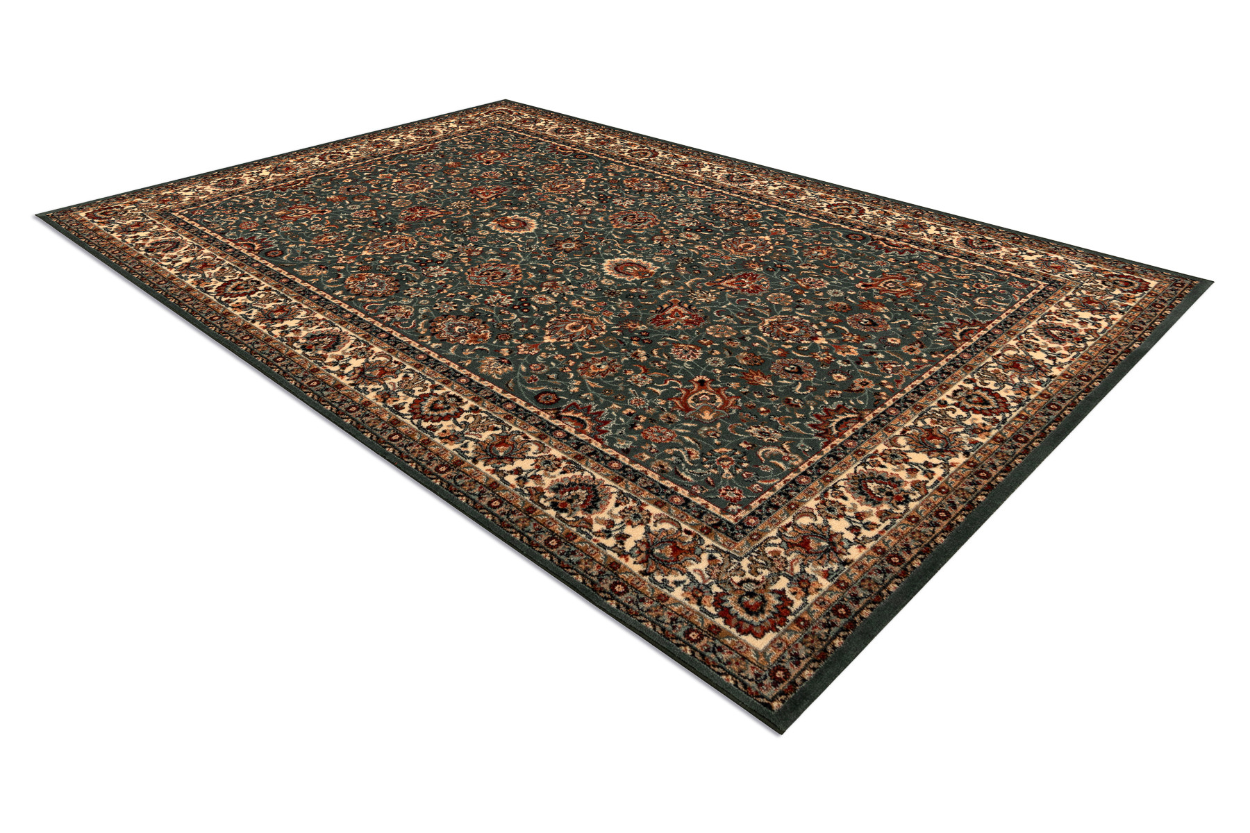 Koberec KASHQAI 4362 410 zelený / béžový