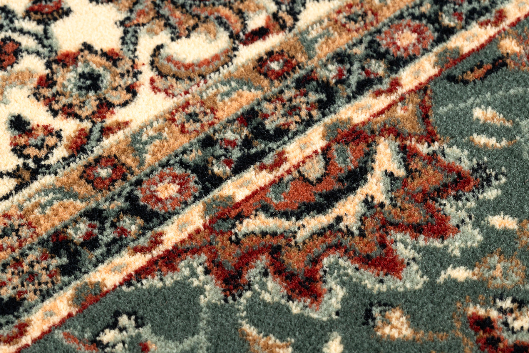 Koberec KASHQAI 4362 410 zelený / béžový