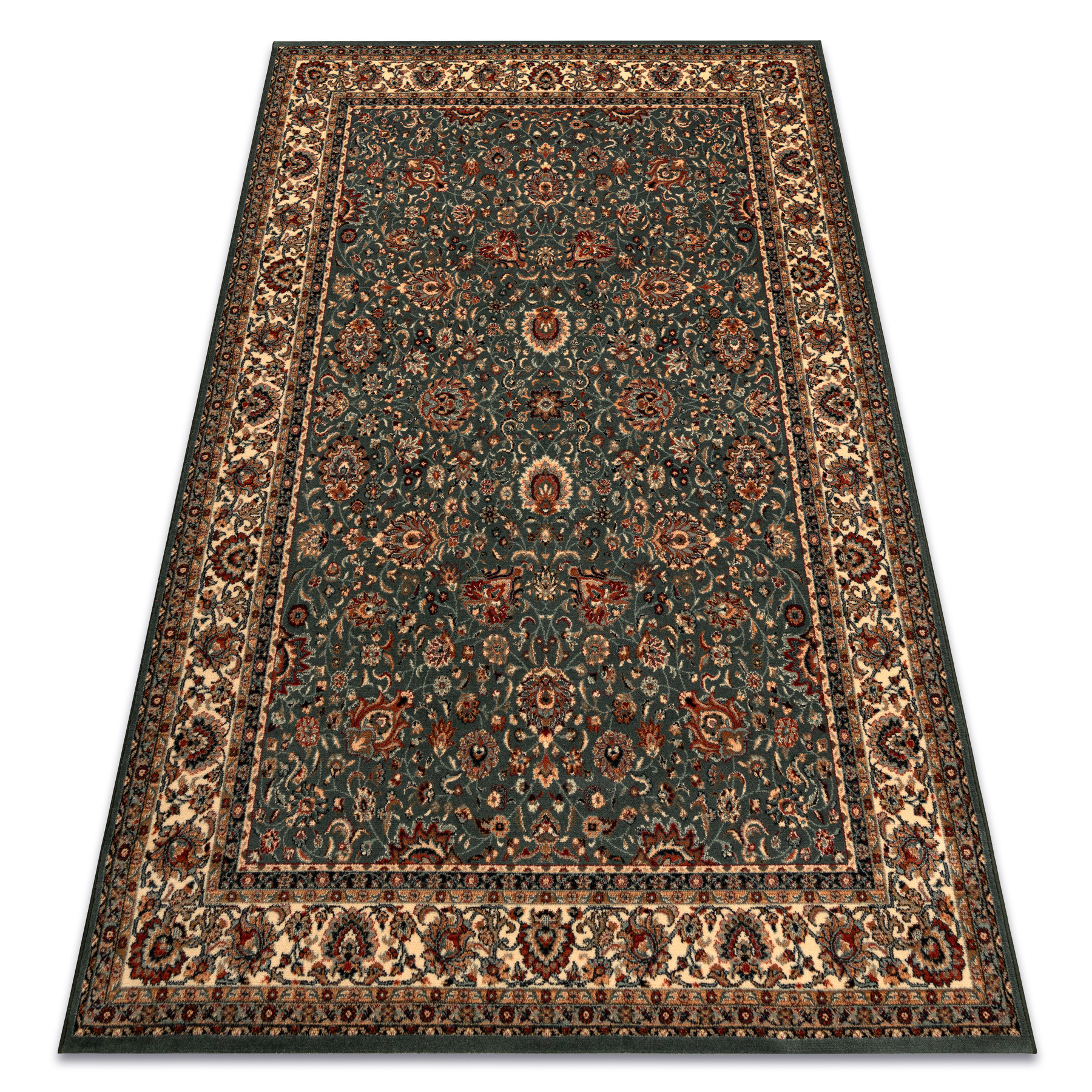 Koberec KASHQAI 4362 410 zelený / béžový