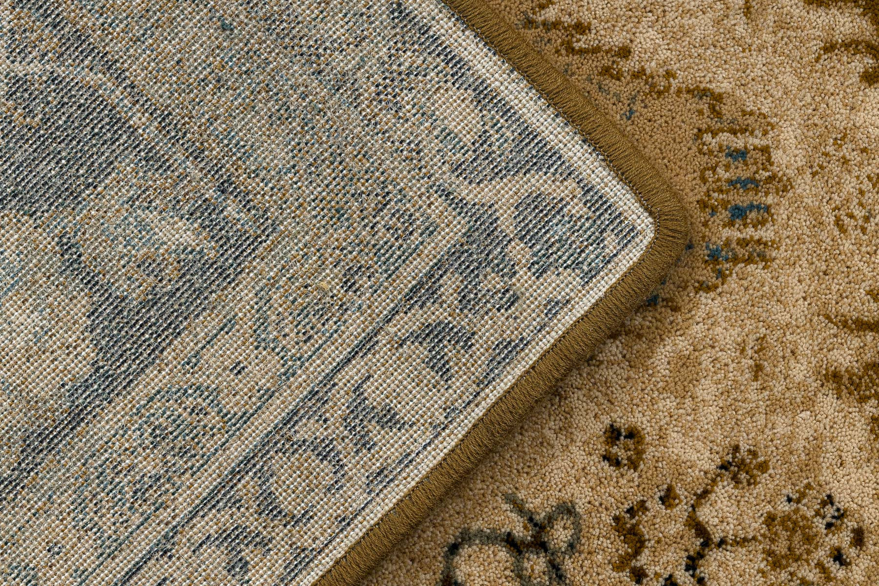 Koberec OMEGA AVILA Ornament rám, hnědý