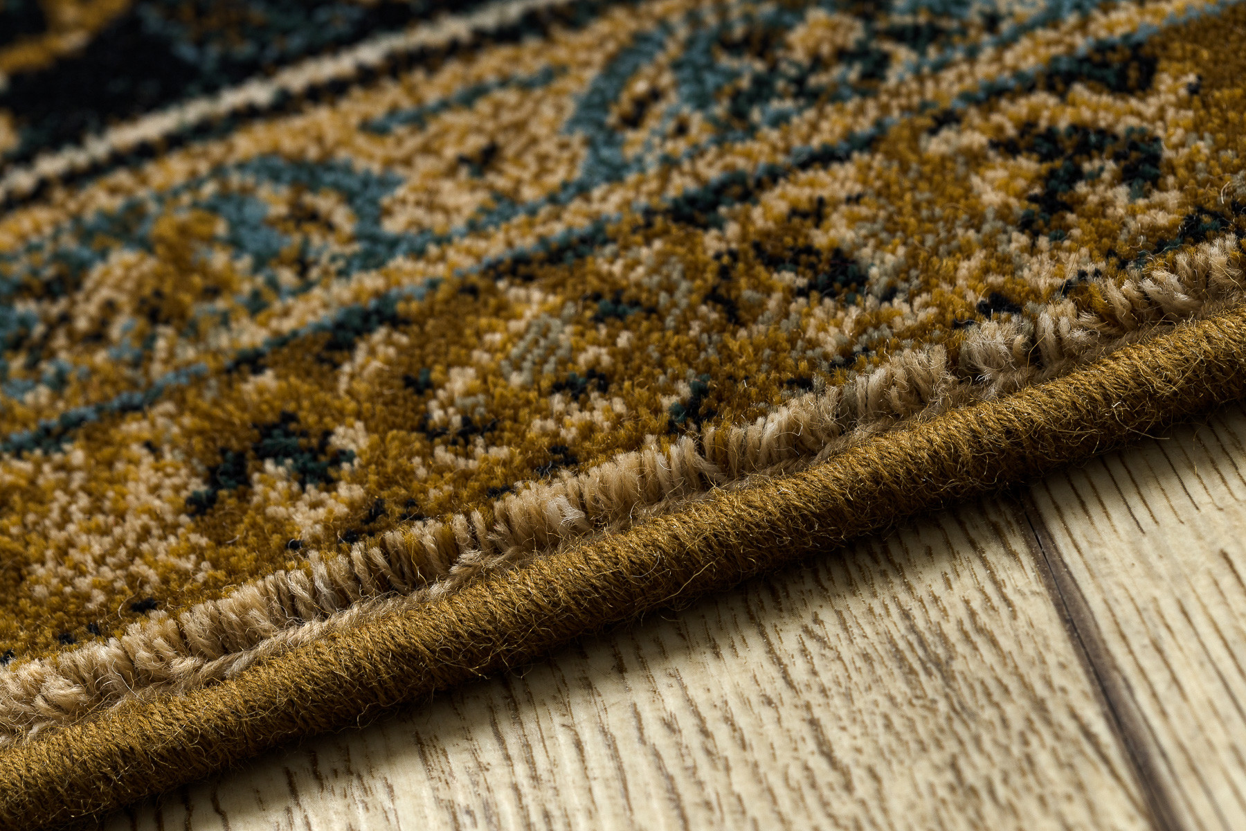 Koberec OMEGA AVILA Ornament rám, hnědý