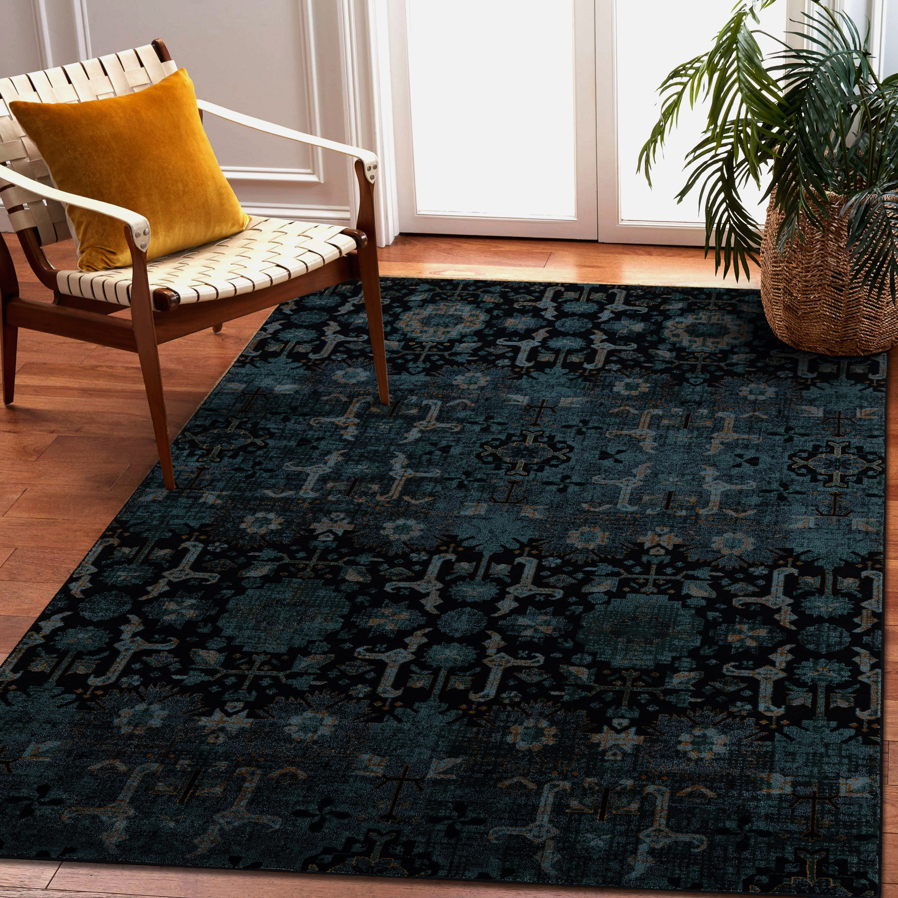 Koberec OMEGA KARAYE granátový