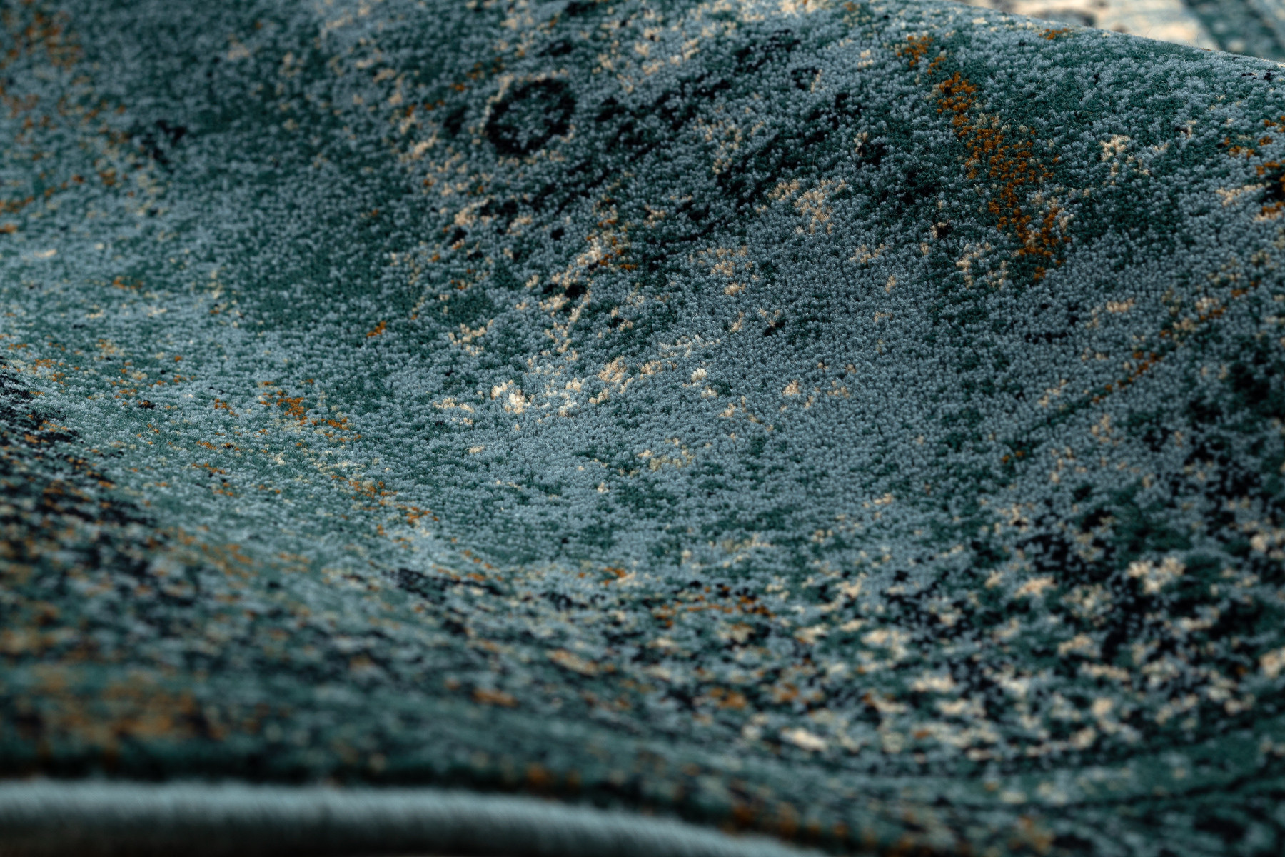 Koberec OMEGA MAMLUK Vintage rozeta, tmavomodrý