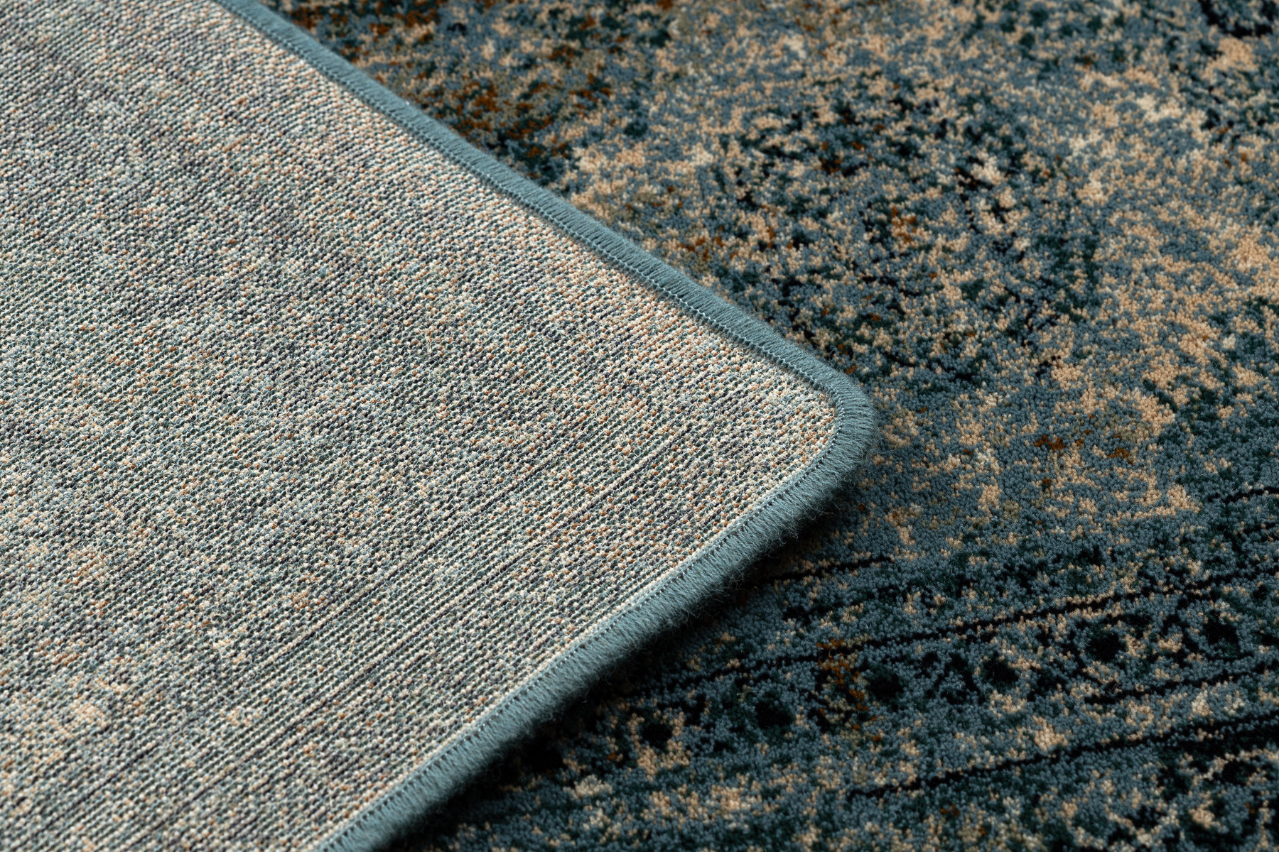 Koberec OMEGA MAMLUK Vintage rozeta, tmavomodrý