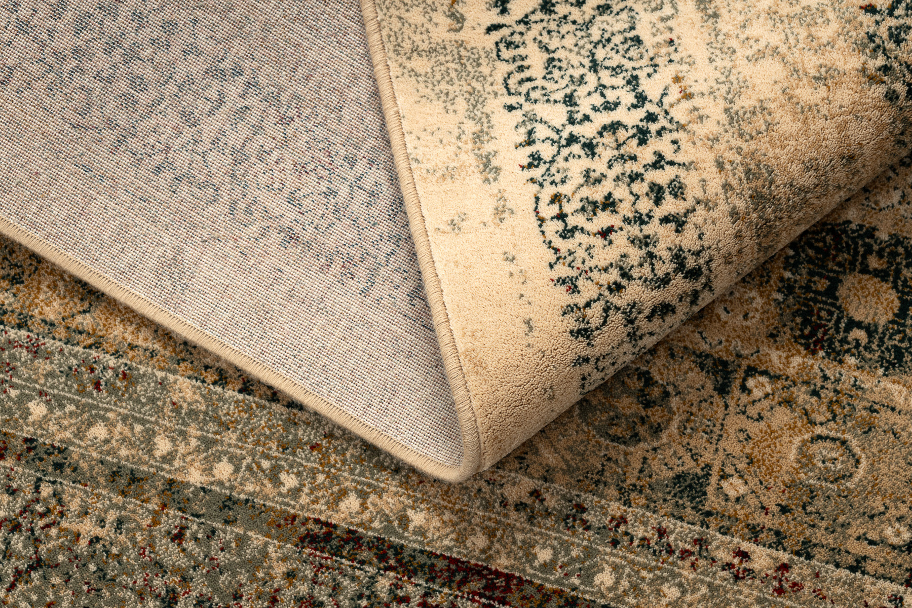 Koberec OMEGA MAMLUK Vintage rozeta, krémový