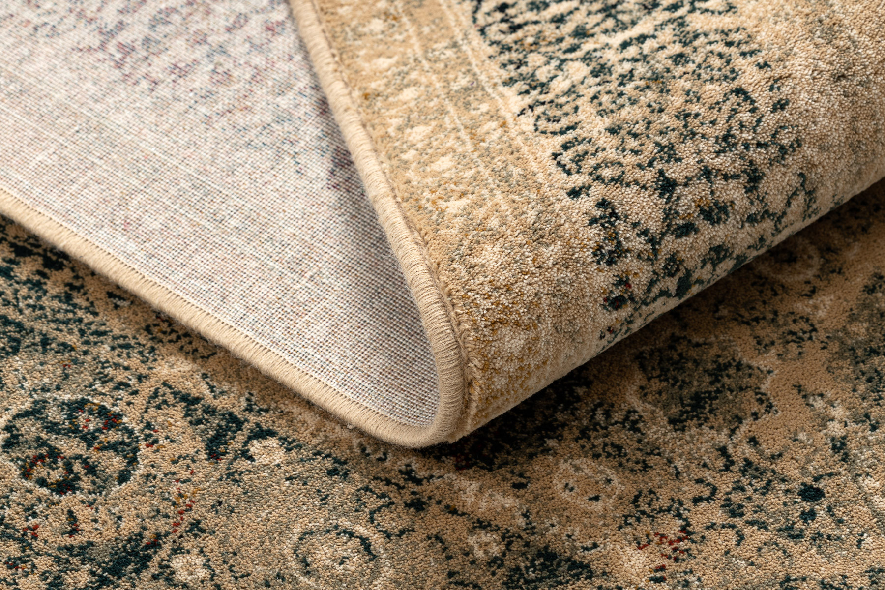 Koberec OMEGA MAMLUK Rozeta vintage krémový