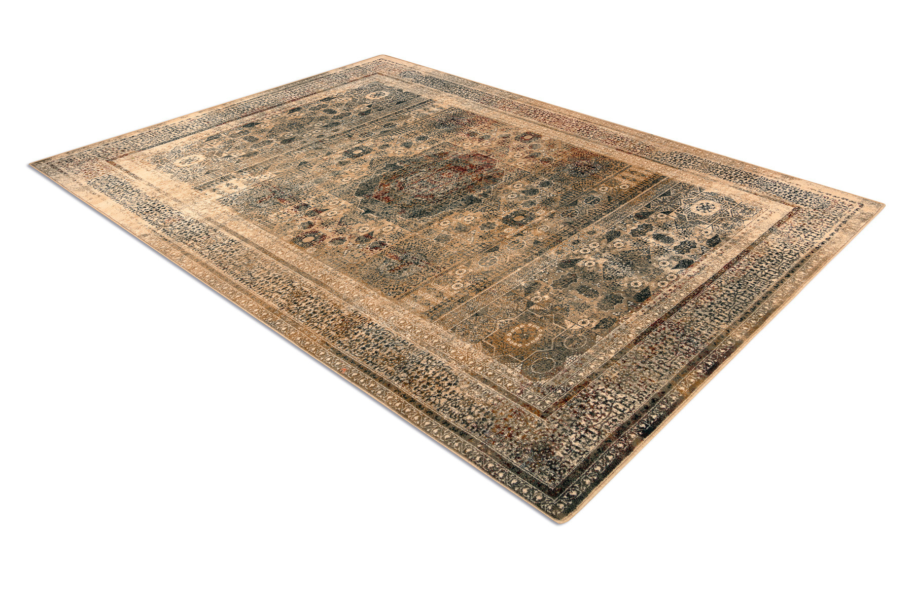 Koberec OMEGA MAMLUK Rozeta vintage krémový