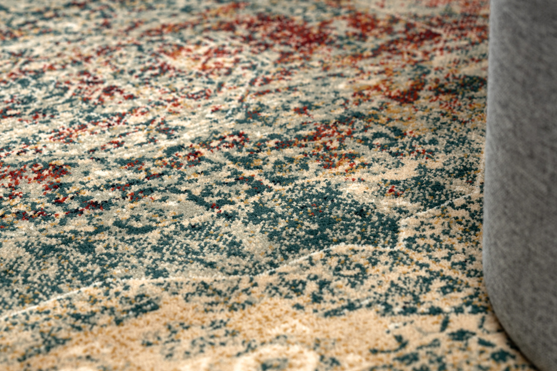 Koberec OMEGA MAMLUK Rozeta vintage krémový