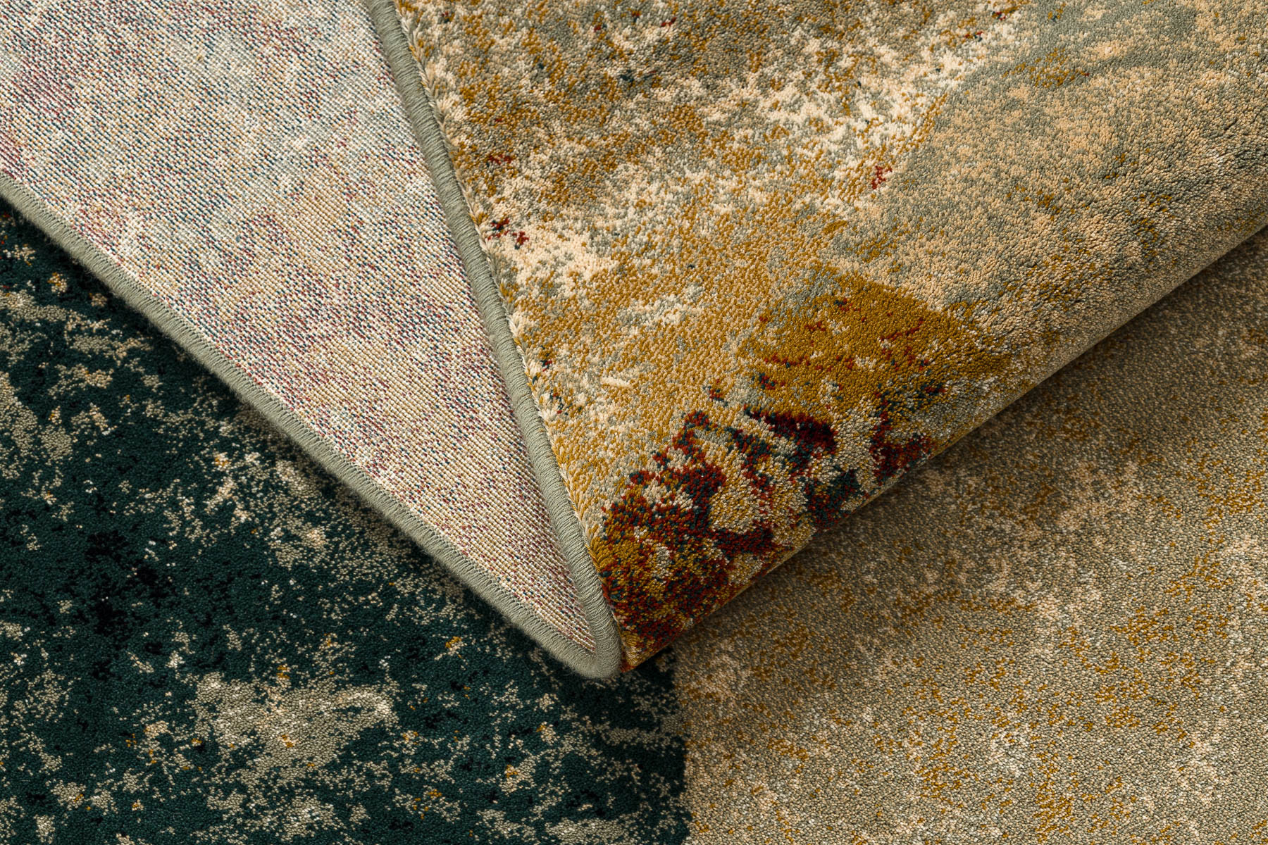 Koberec OMEGA RAMI mozaika, smaragd