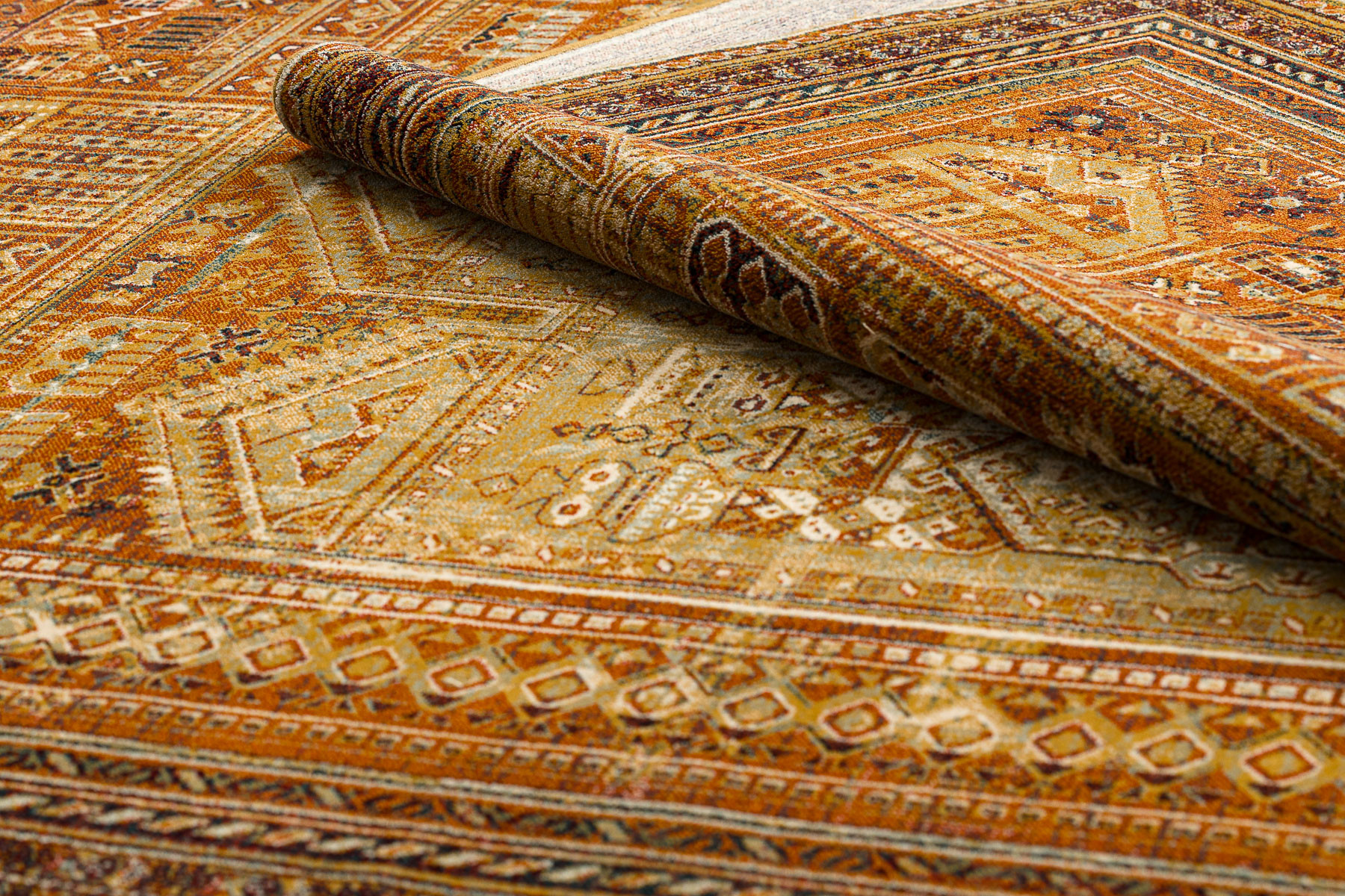 Koberec OMEGA SIRAN mosaz hnědý