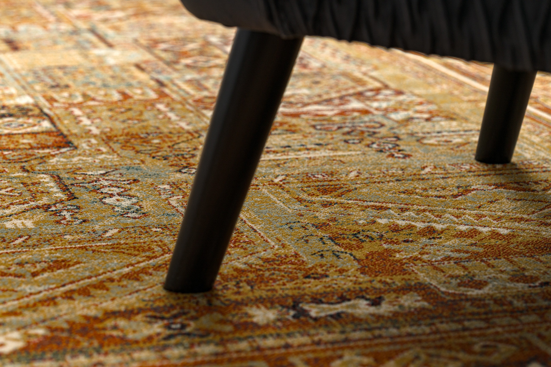 Koberec OMEGA SIRAN mosaz hnědý