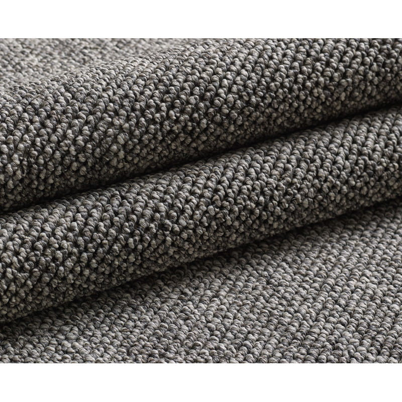 Koberec Loom šedý kruh