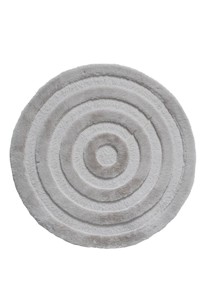 Koupelnový kobereček MOYO CIRCLE šedý kruh