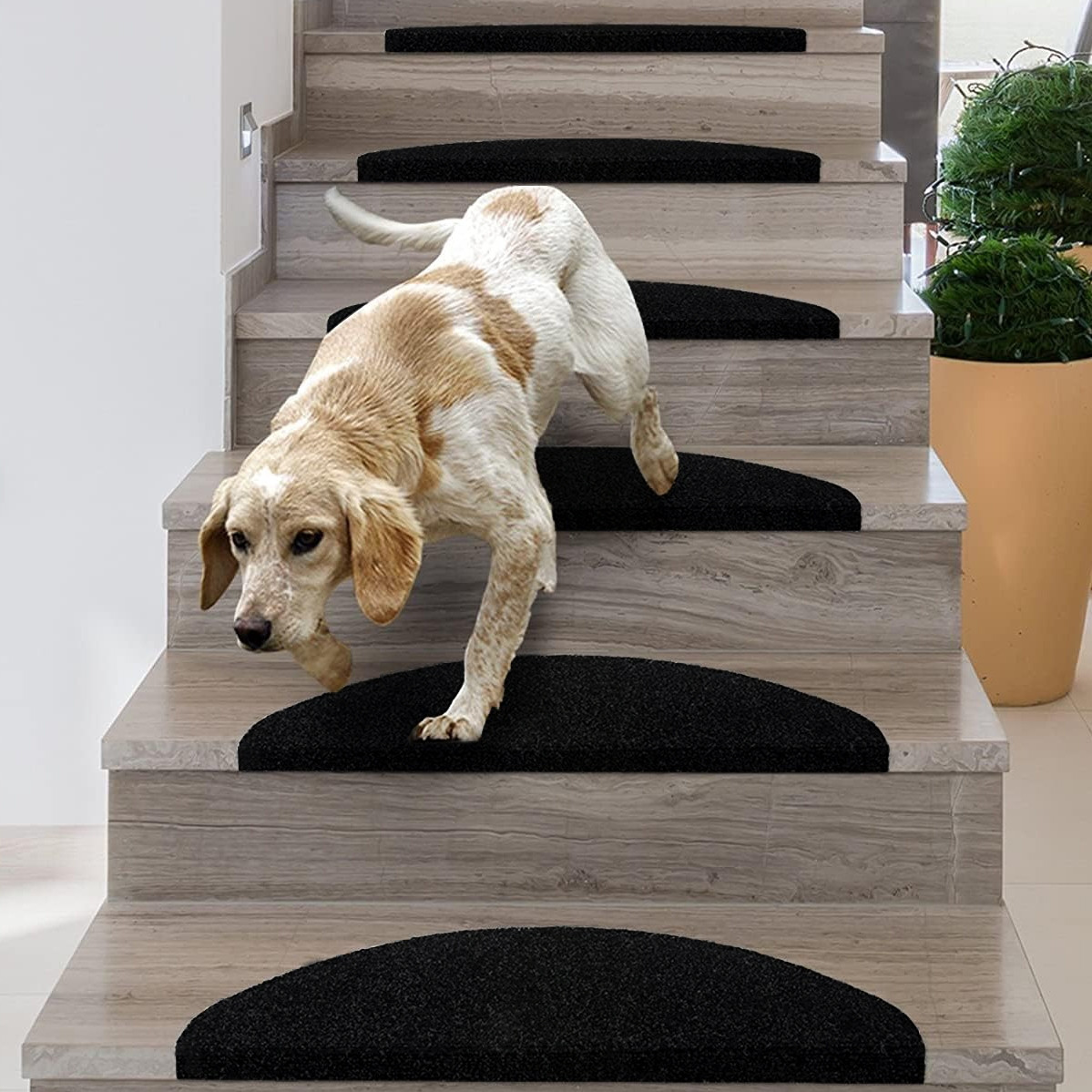 Nášlap na schody STEPI černý