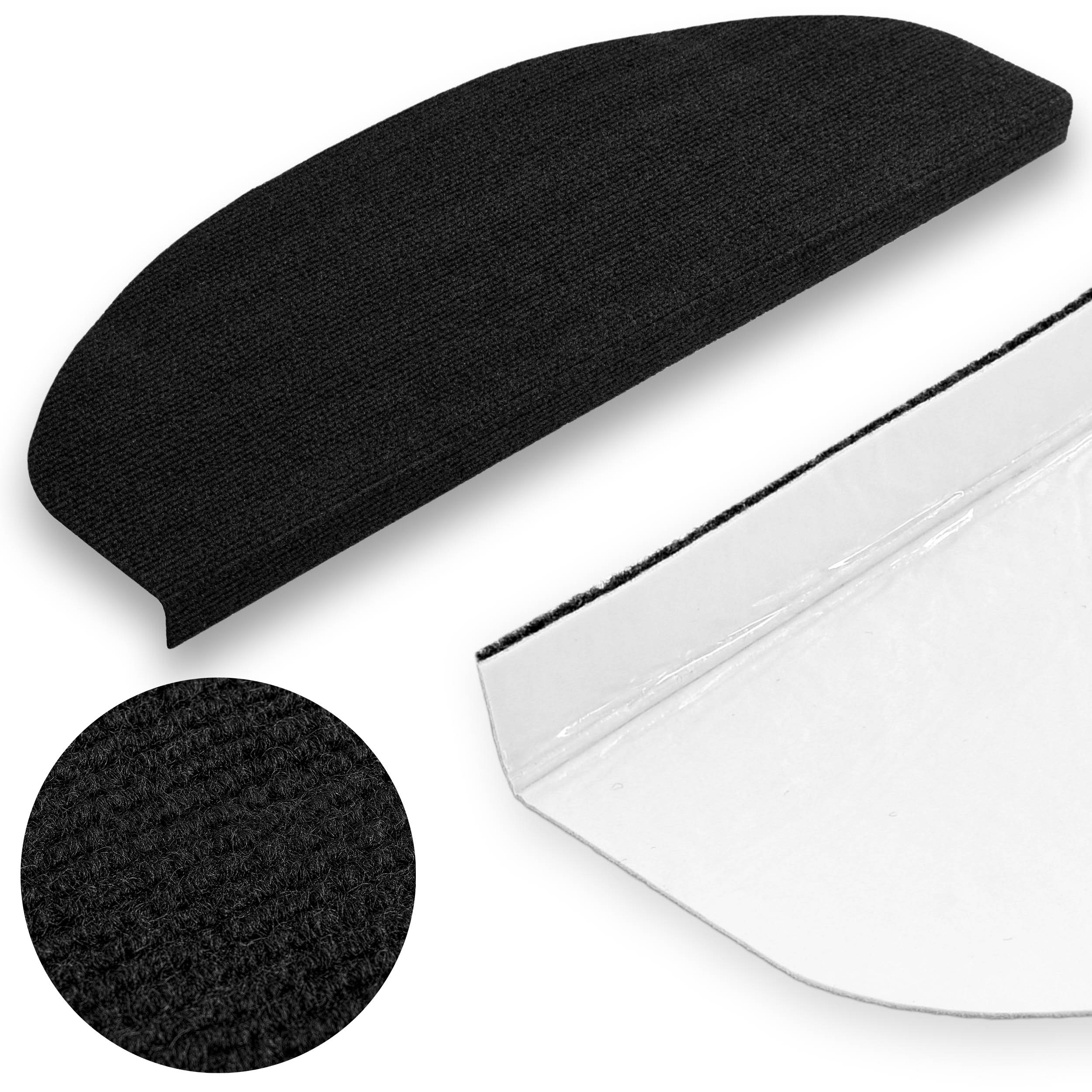 Nášlap na schody STEPI černý (15 ks)