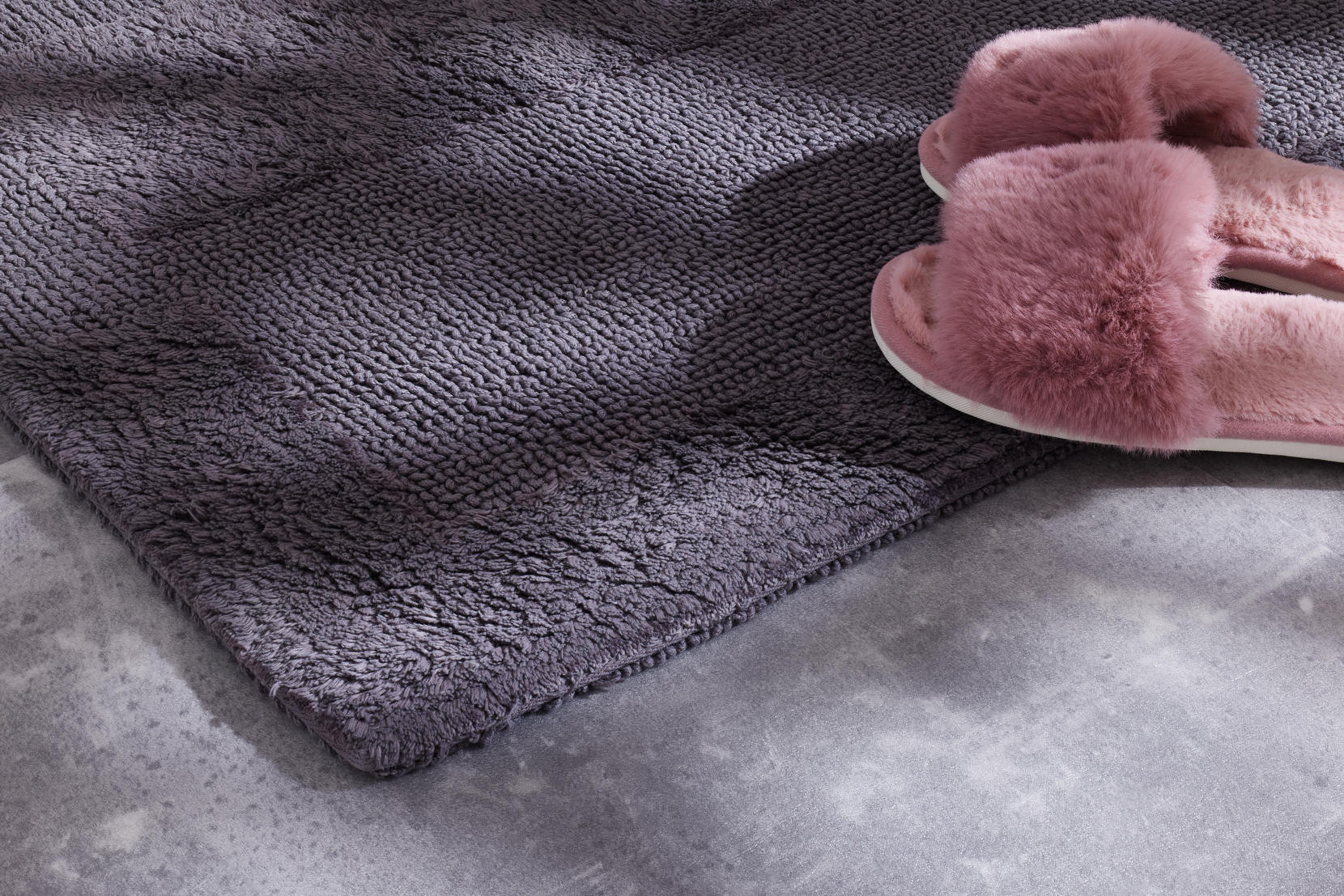 Koupelnový kobereček Javo Cotton antracitový