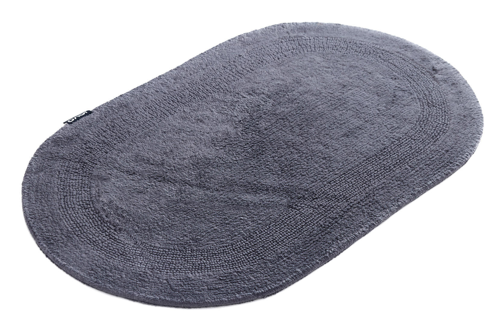 koupelnový kobereček Javo Cotton antracitová ovál