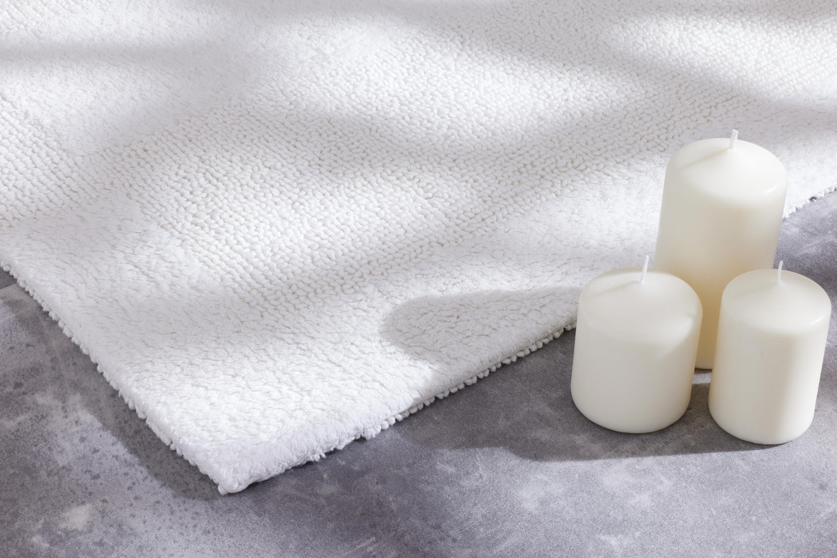 Koupelnový kobereček Javo Cotton bílý