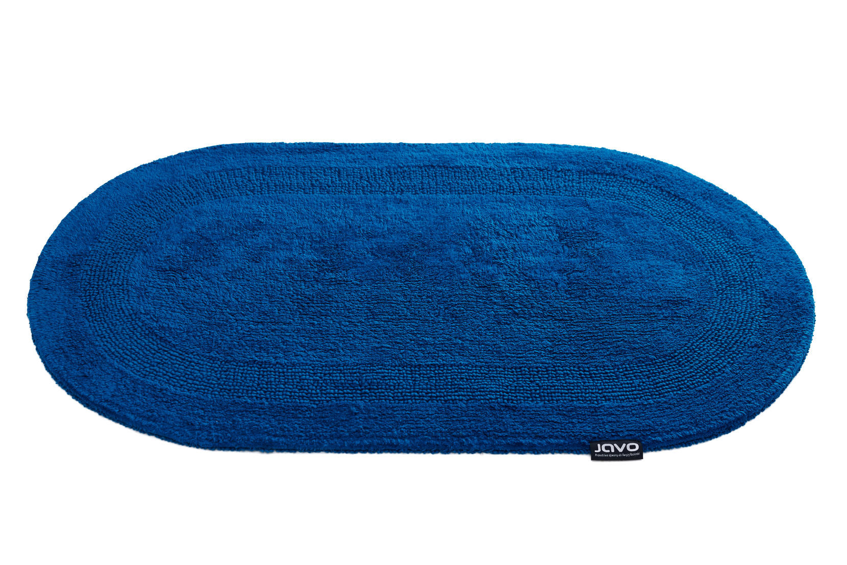 Koupelnový kobereček Javo Cotton tmavotyrkysový ovál