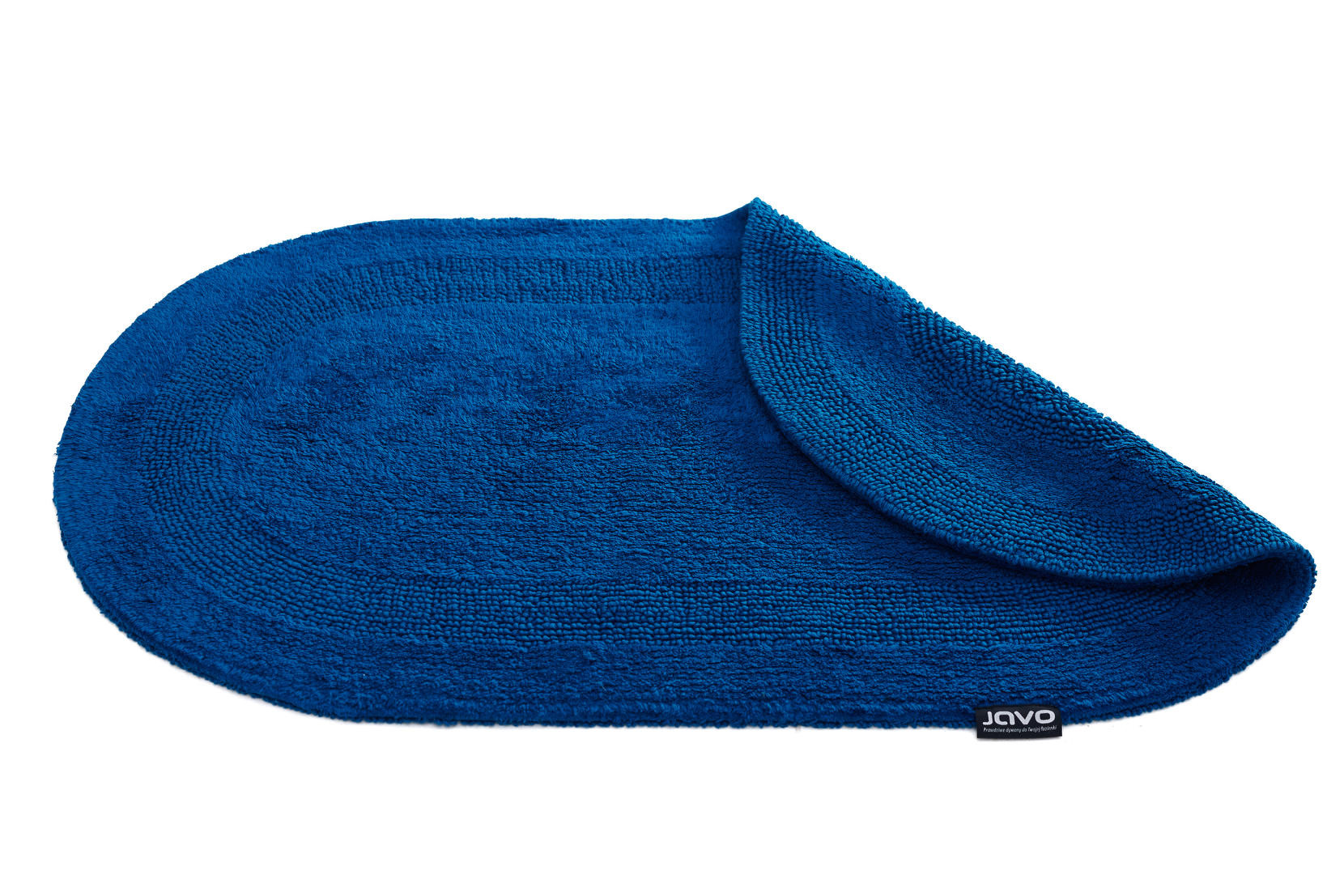 Koupelnový kobereček Javo Cotton tmavotyrkysový ovál