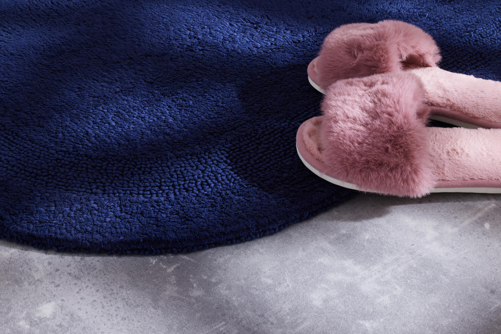 Koupelnový kobereček Javo Cotton granátový ovál