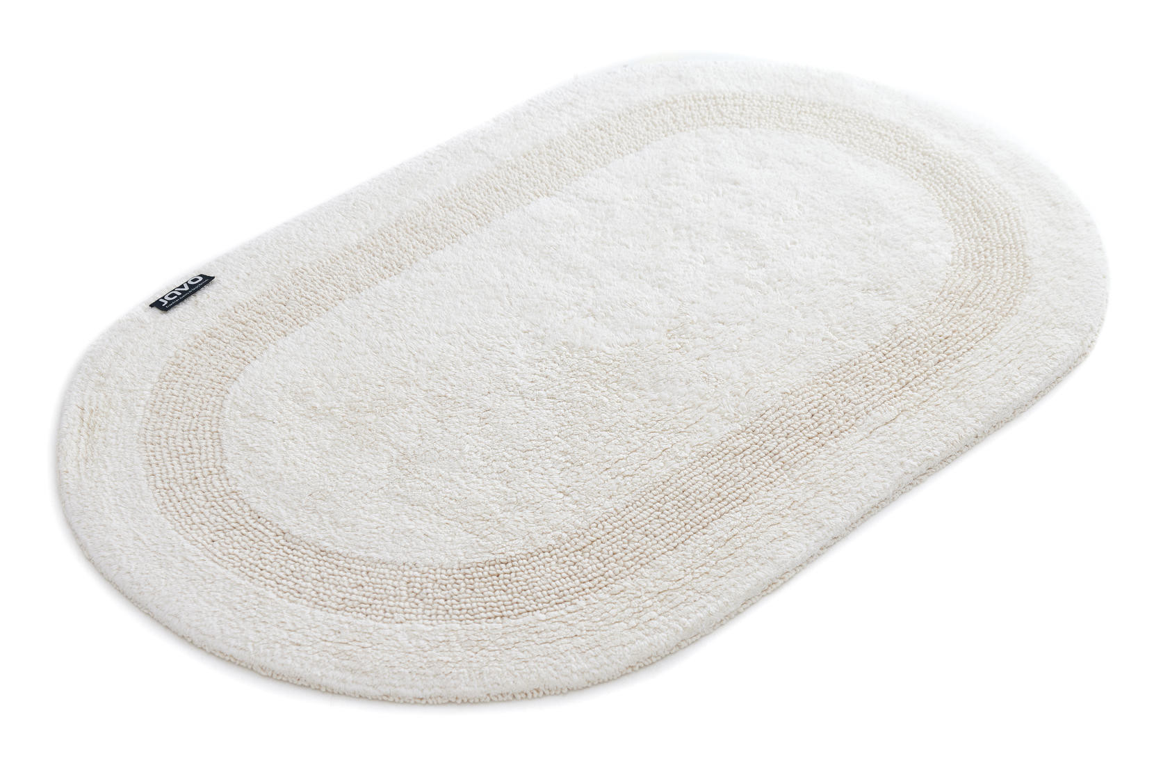 Koupelnový kobereček Javo Cotton naturální ovál