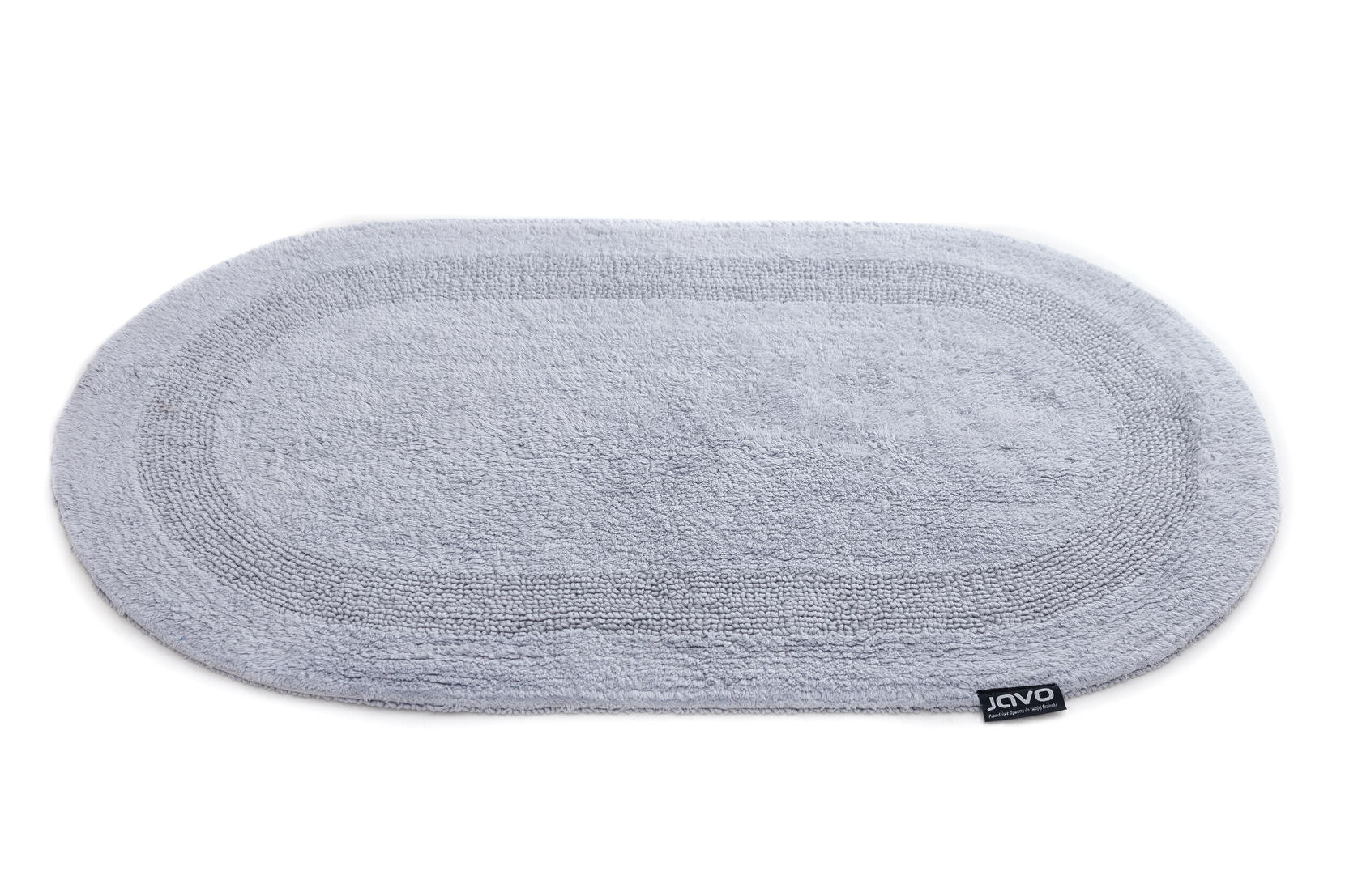 Koupelnový kobereček Javo Cotton popelový ovál