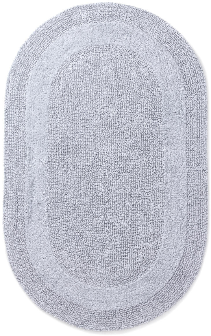 Koupelnový kobereček Javo Cotton popelový ovál