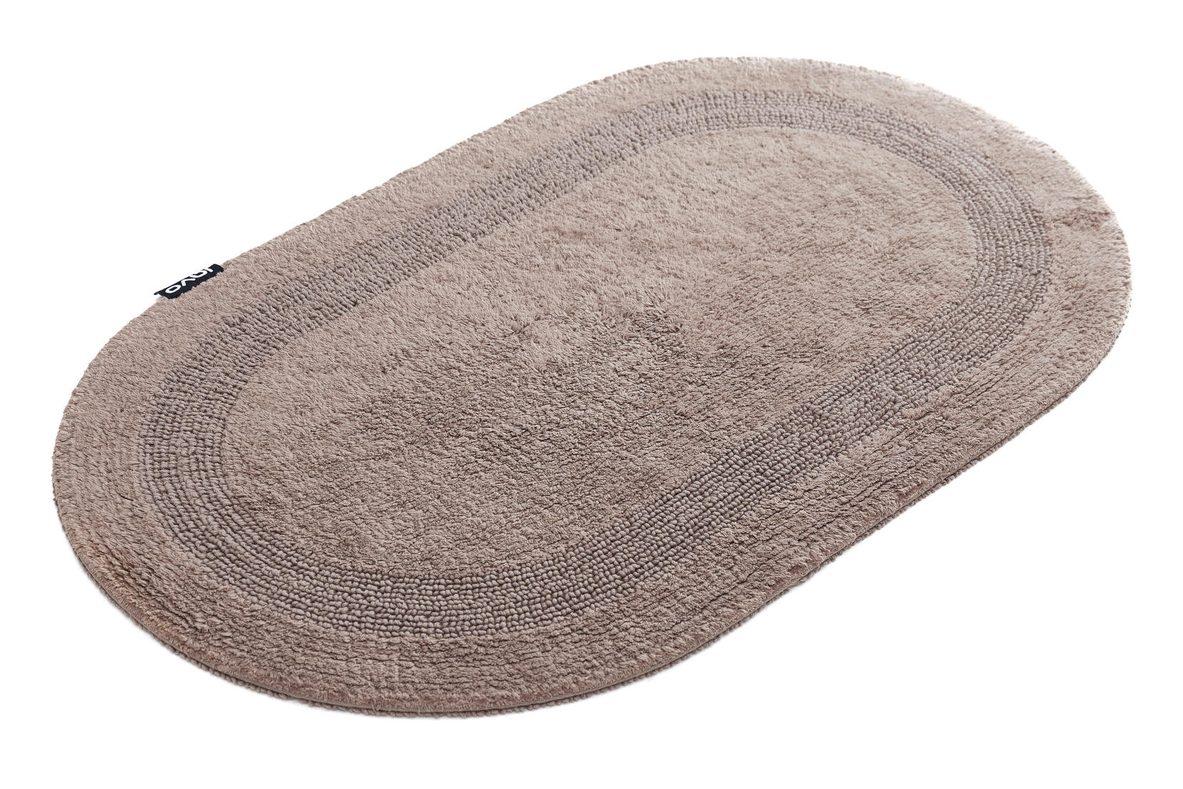 Koupelnový kobereček Javo Cotton sepia ovál