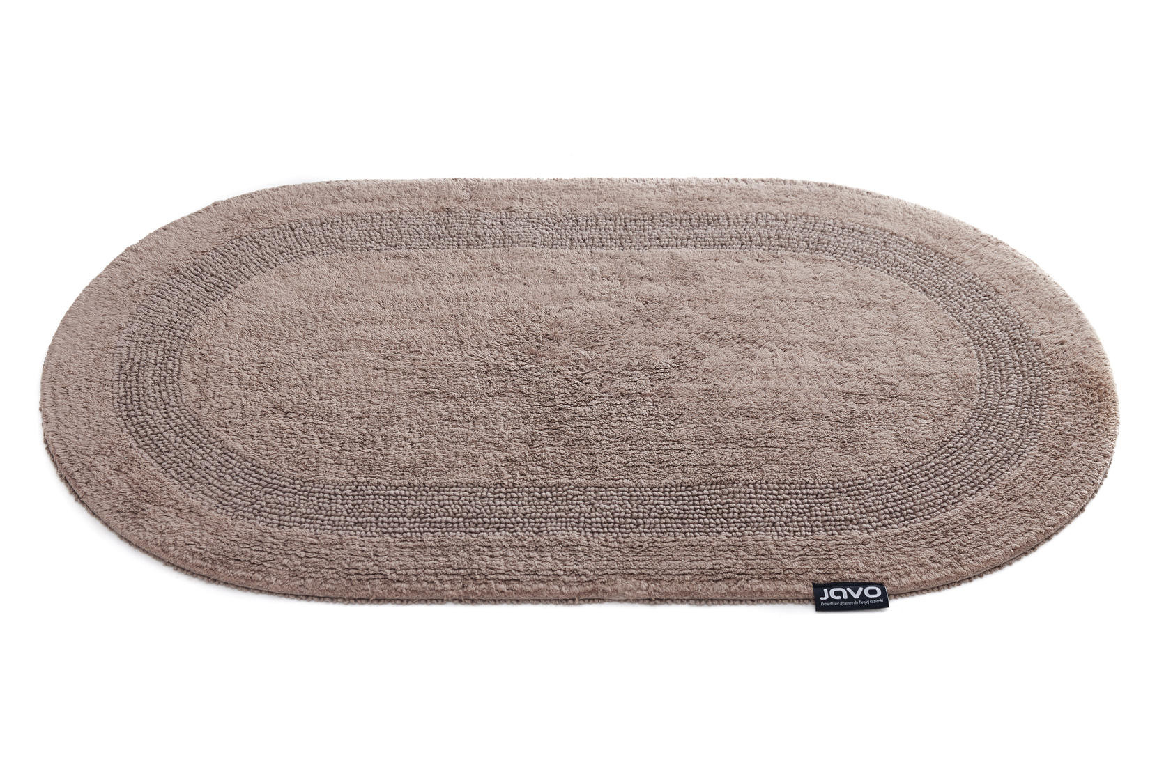 Koupelnový kobereček Javo Cotton sepia ovál