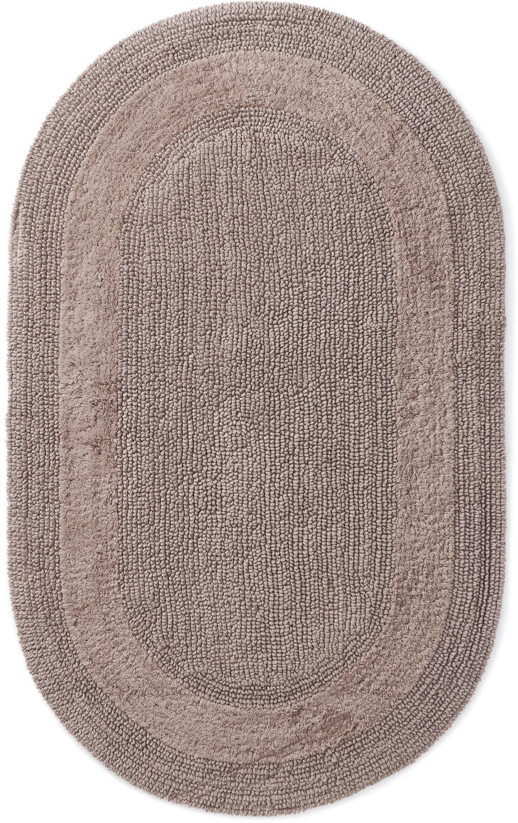 Koupelnový kobereček Javo Cotton sepia ovál