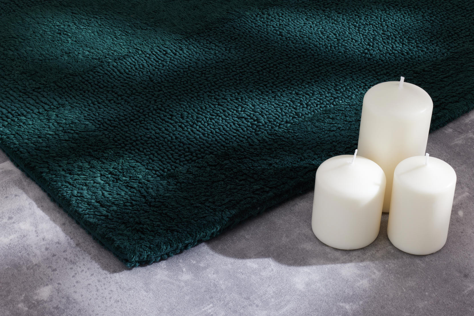 Koupelnový kobereček Javo Cotton zelený