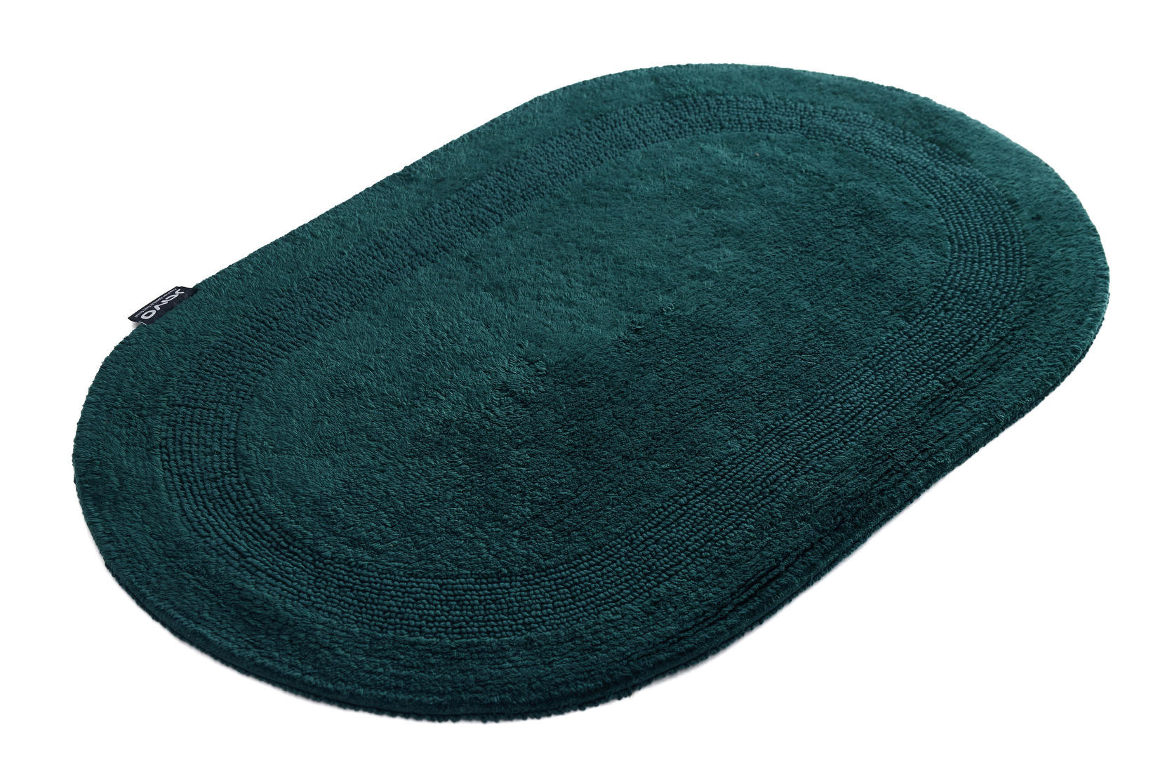 Koupelnový kobereček Javo Cotton zelený ovál