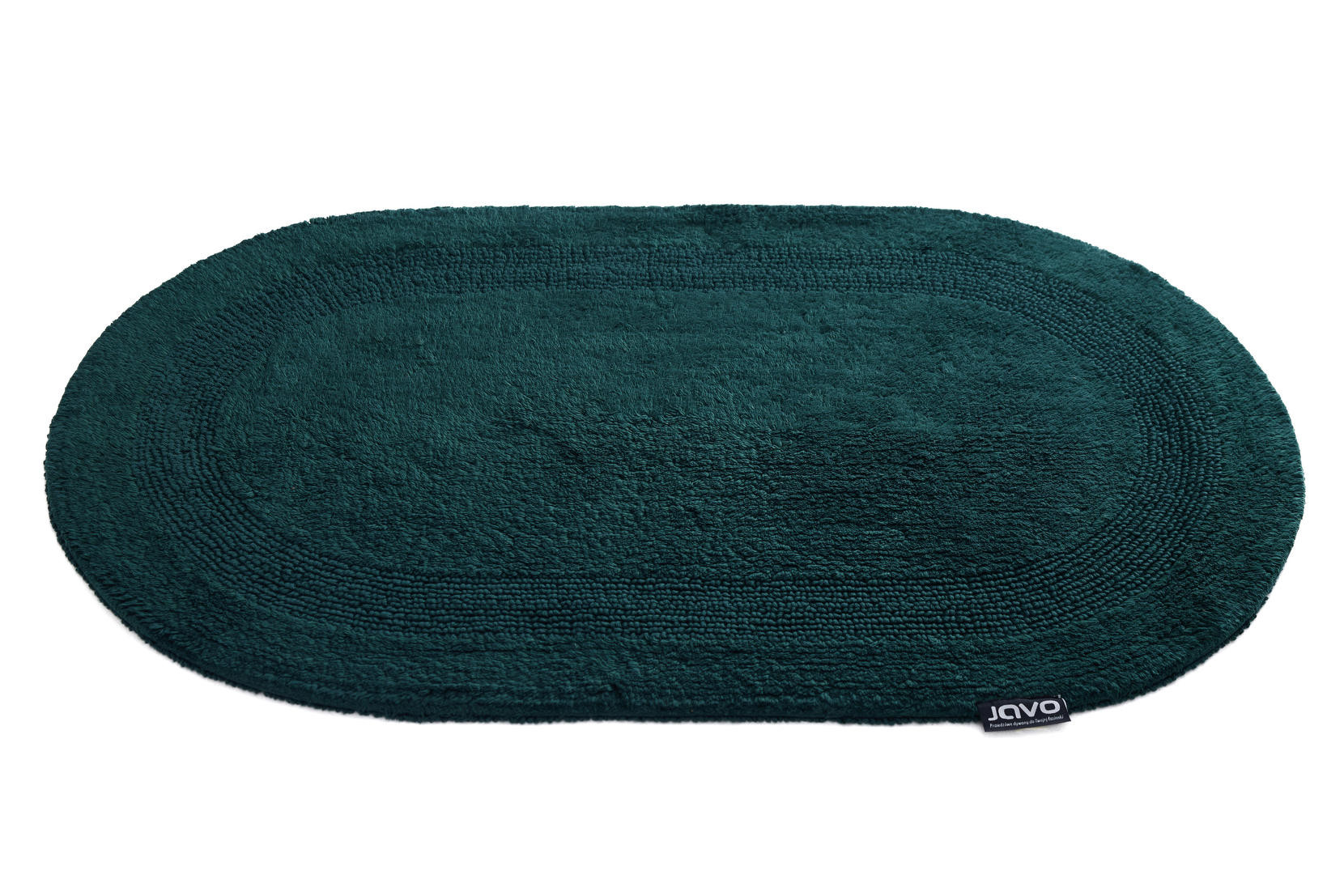 Koupelnový kobereček Javo Cotton zelený ovál