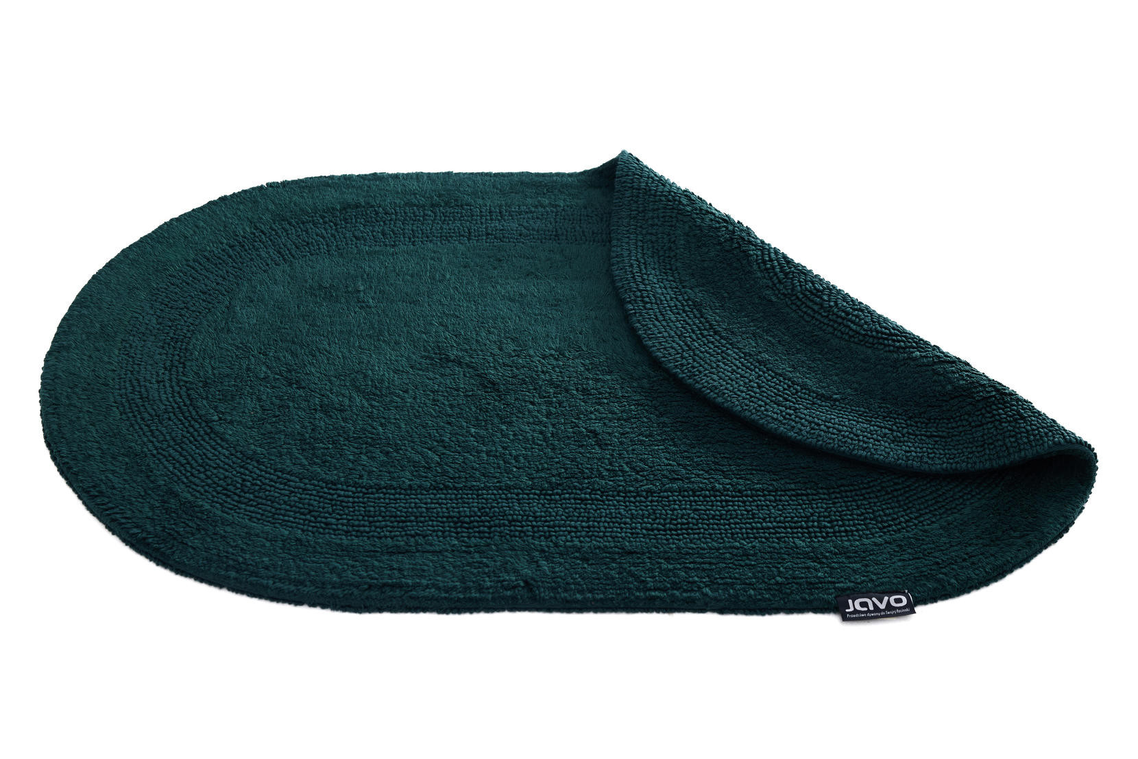 Koupelnový kobereček Javo Cotton zelený ovál