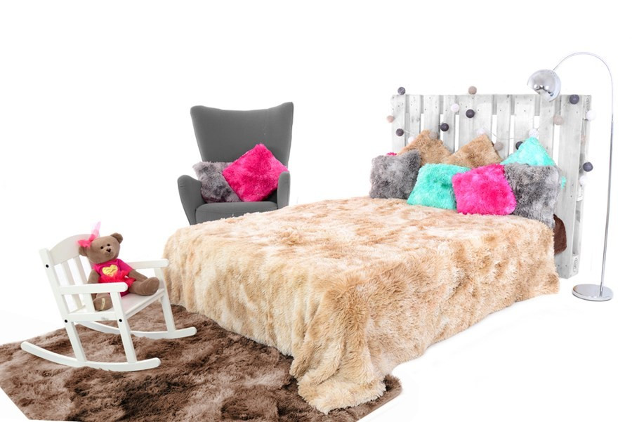 Elmo deka/přehoz Mix Beige