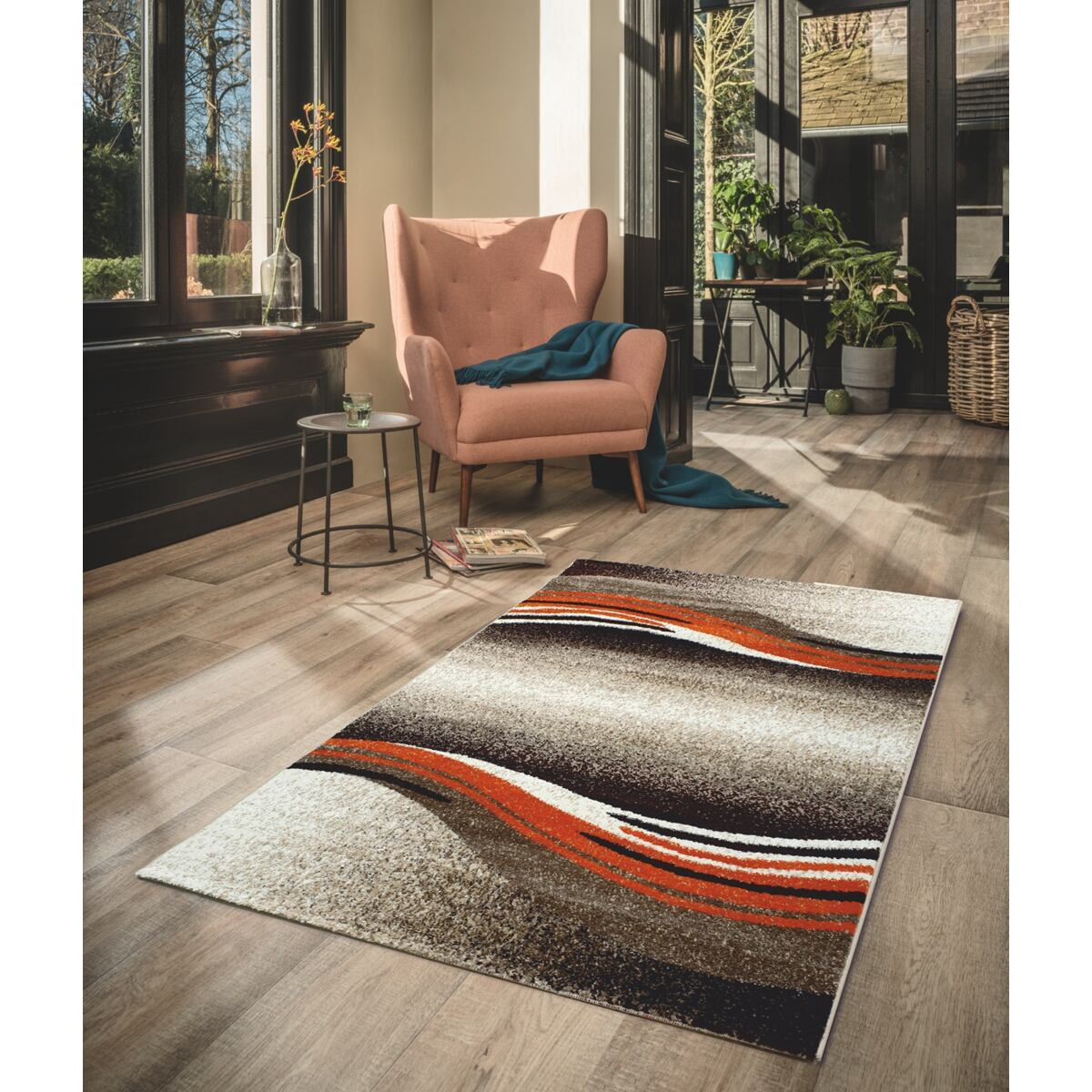 Koberec ENIGMA New 307-78 hnědý / oranžový