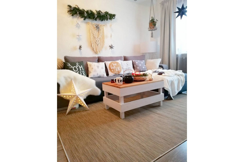 Exteriérový Oboustranný Koberec SIZAL DOUBLE 29201/075 melanž krém/melanž béž