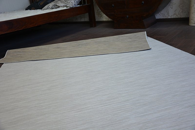 Exteriérový Oboustranný Koberec SIZAL DOUBLE 29201/075 melanž krém/melanž béž